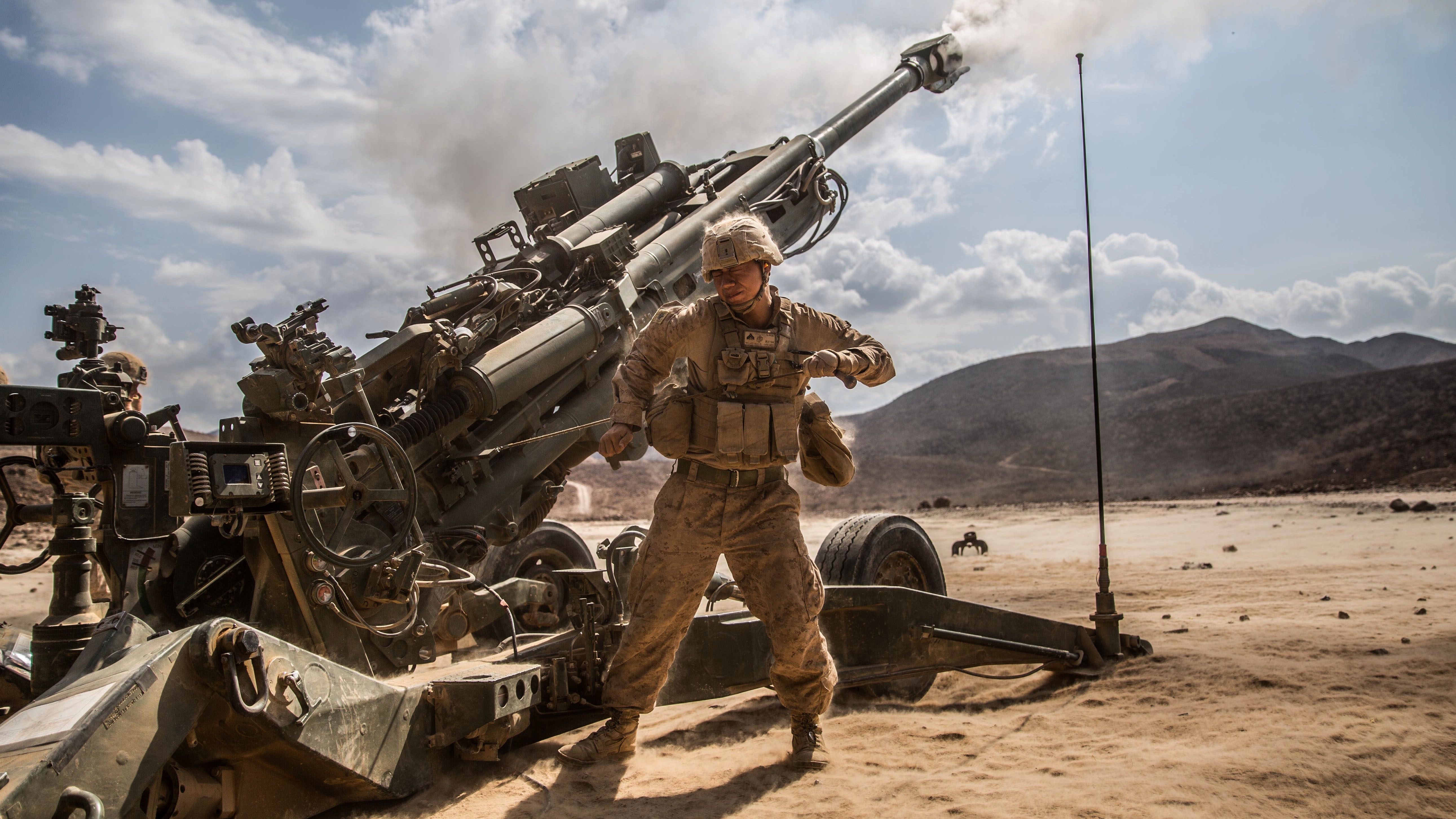 collection of best M777 Howitzer HD wallpaper
