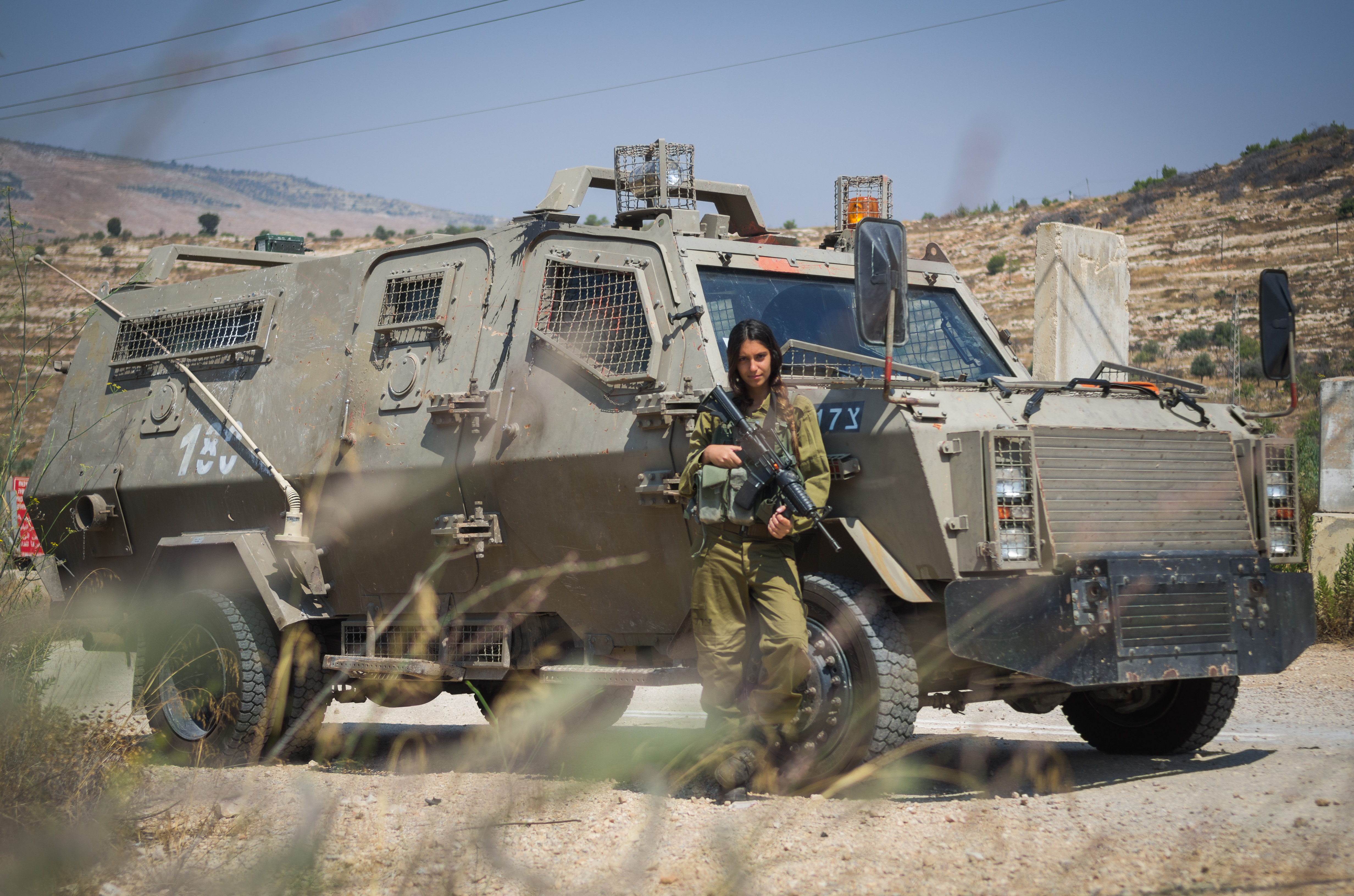 Israel military vehicles