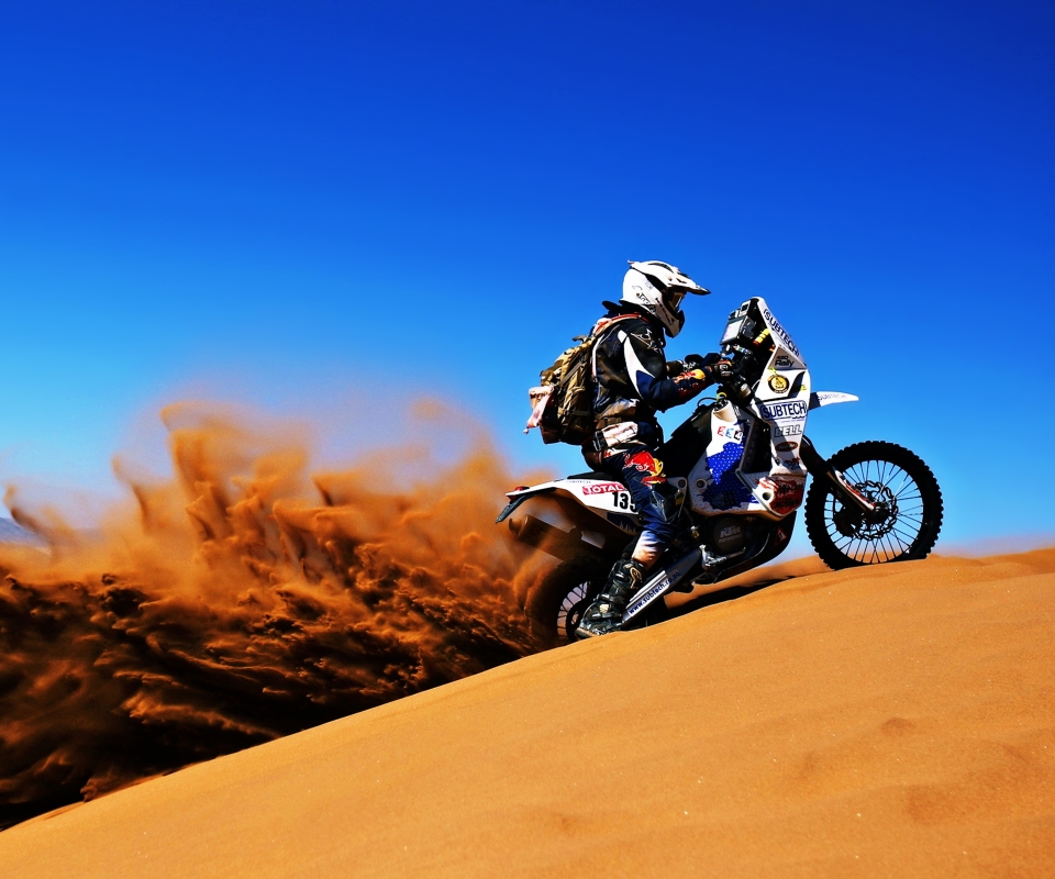 1106274 télécharger le fond d'écran des sports, courses, motocross, moto cross, vélo, dune, désert, afrique, rallye dakar, course, le sable - économiseurs d'écran et images gratuitement