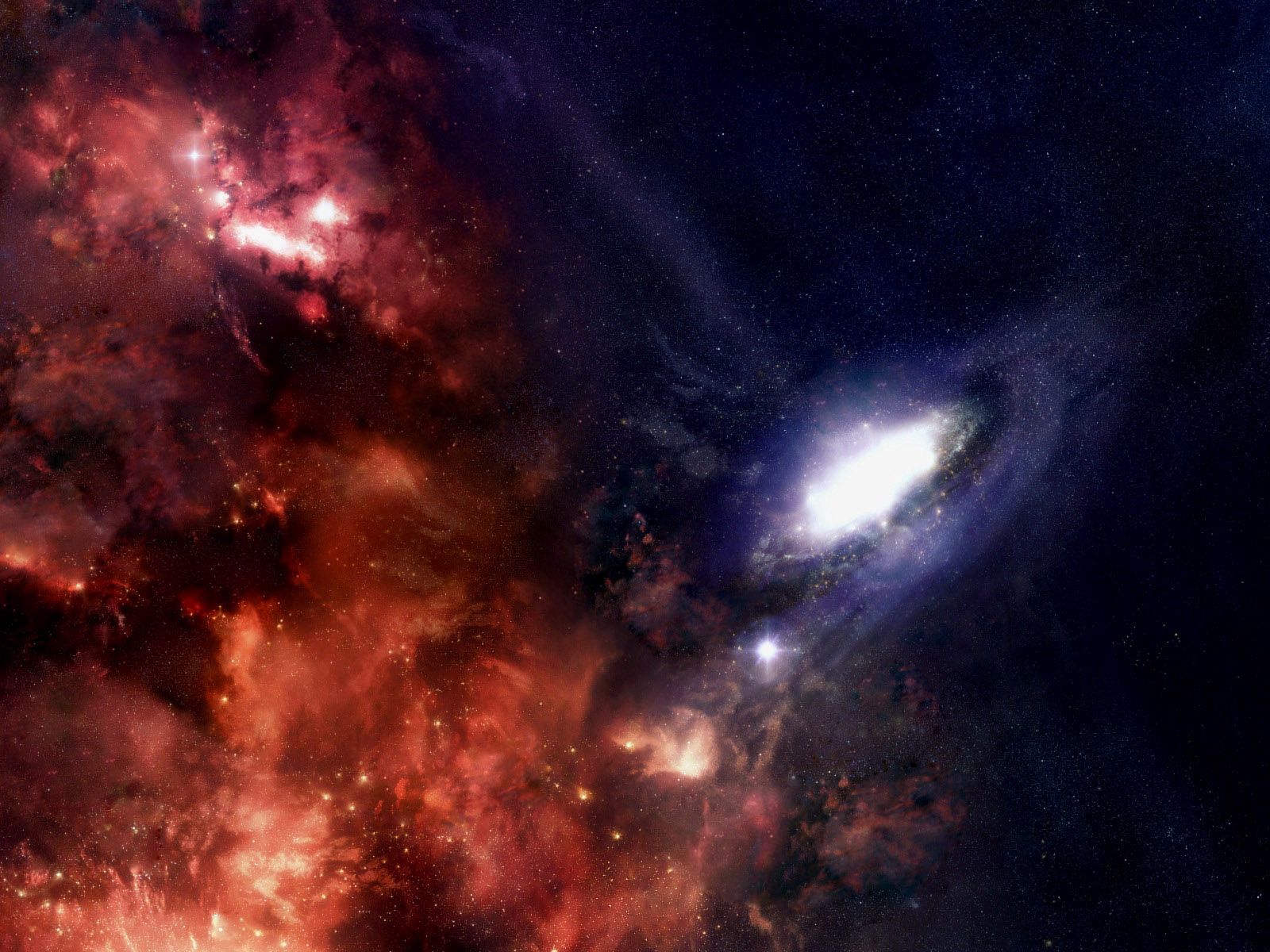 Скачать обои бесплатно Черная Дыра, Звезды, Вселенная, Галактика, Космос картинка на рабочий стол ПК