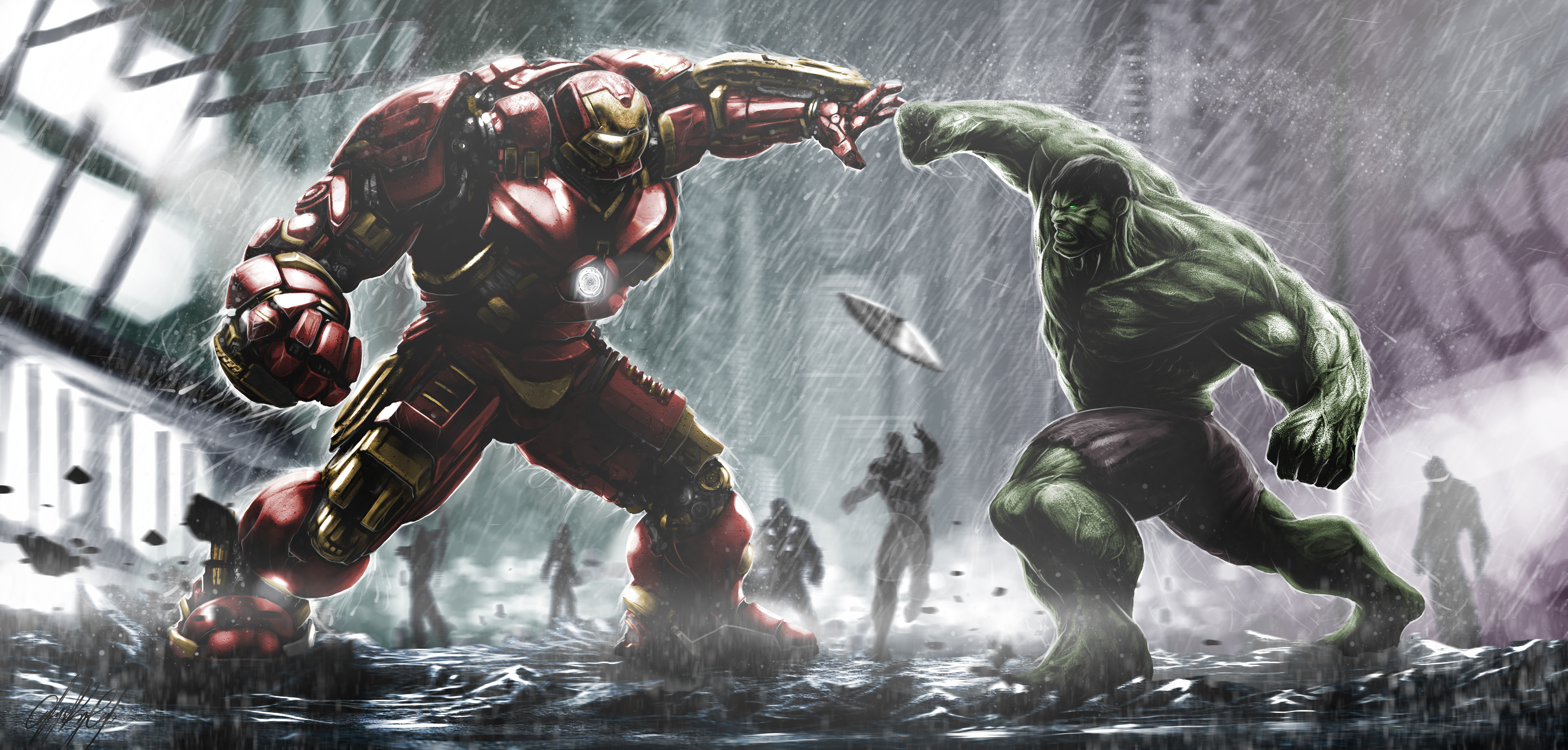 Cool Backgrounds  Hulkbuster