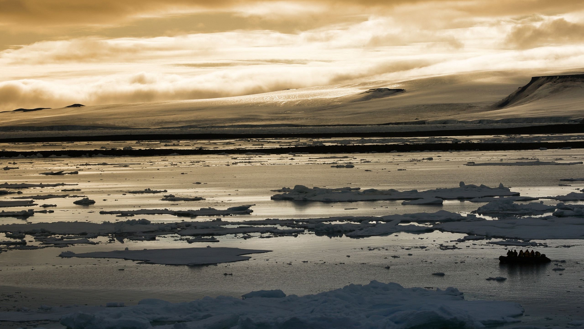 earth, sunset, arctic, sun Smartphone Background