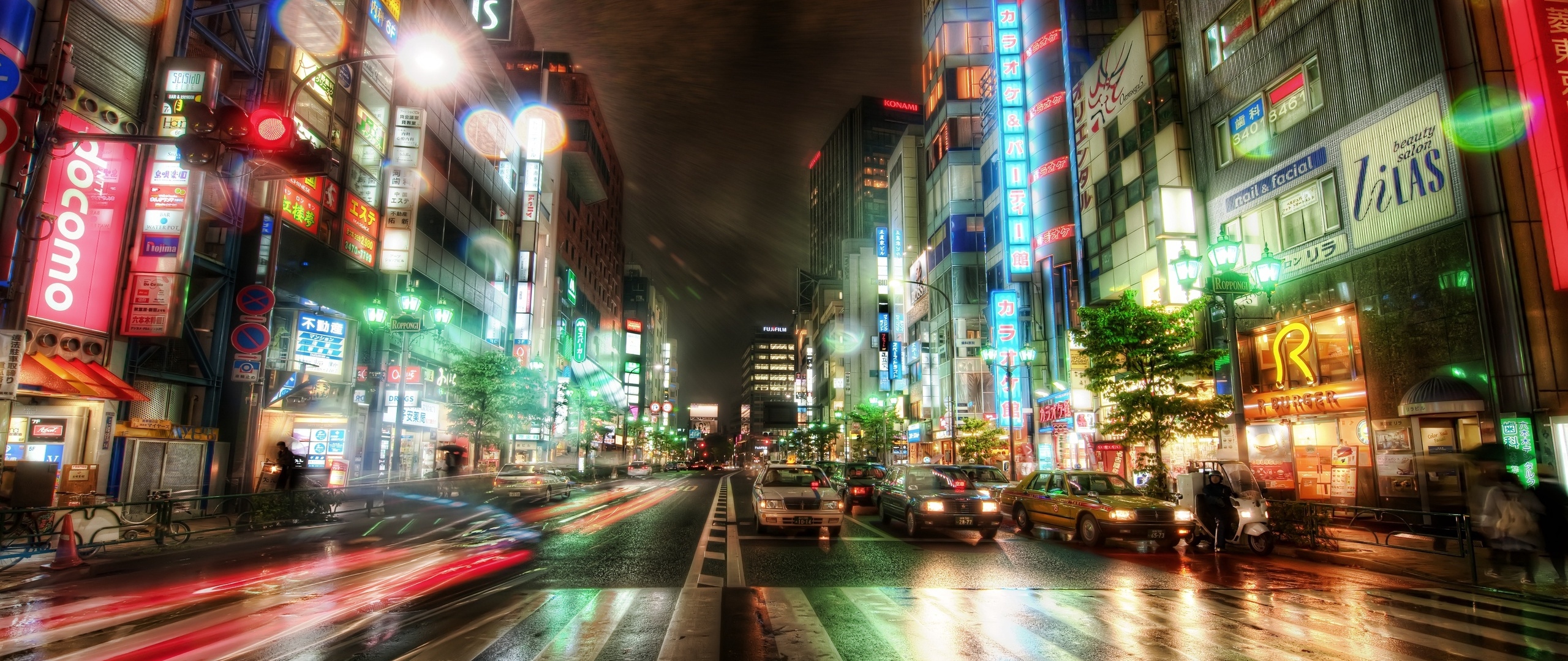無料モバイル壁紙都市, 街, 光, 道, 日本, 東京, 夜, マンメイドをダウンロードします。