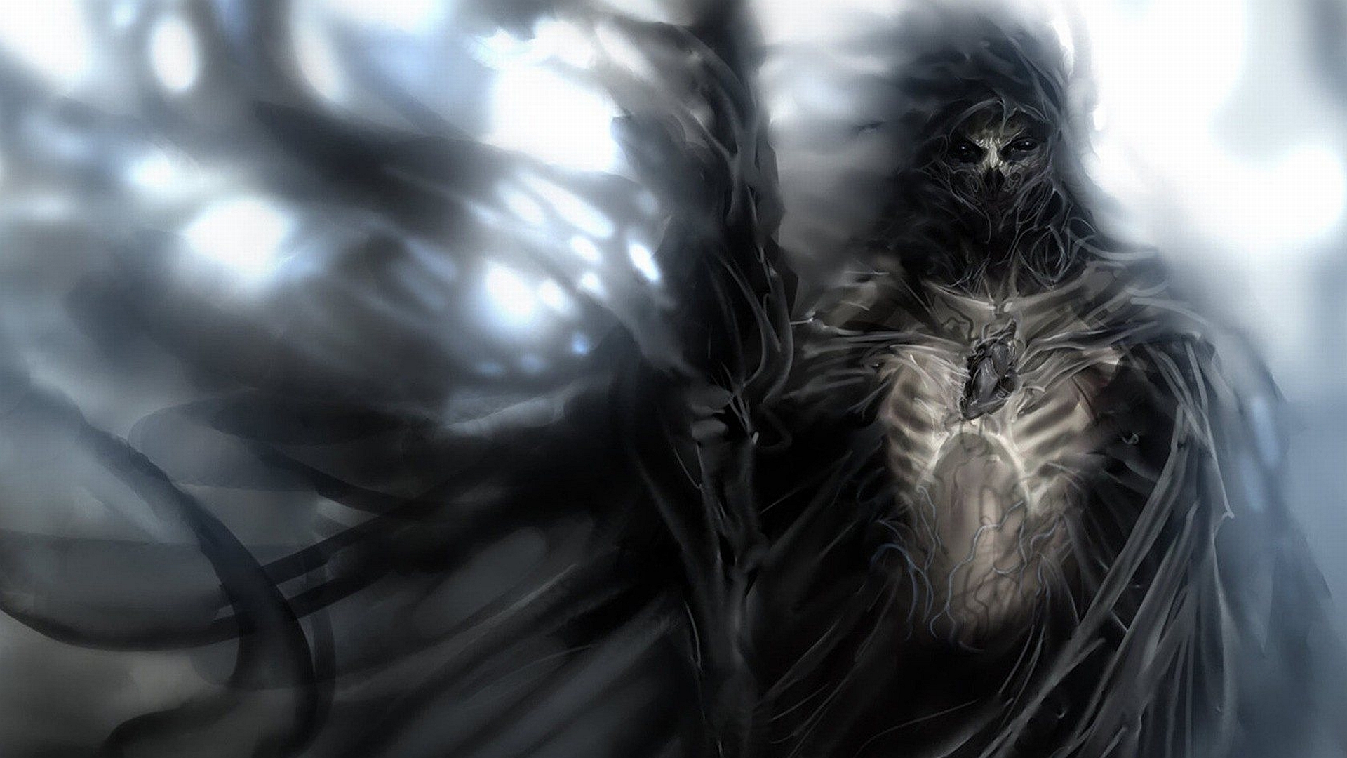 dark, grim reaper, death, fantasy 5K