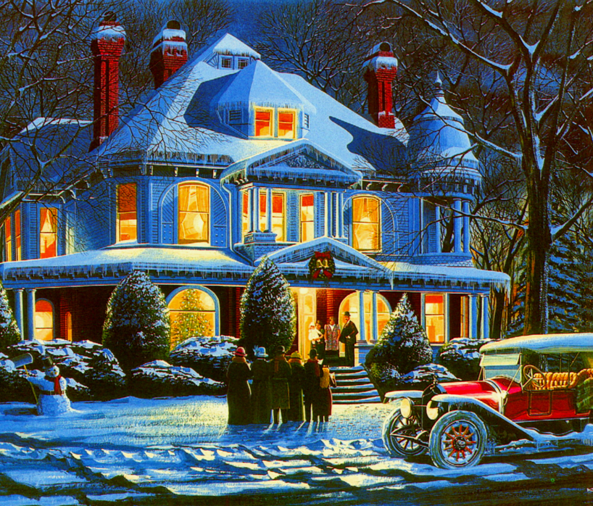 1358071 下載圖片 节日, 圣诞节, 优质的, 汽车, 车, 房子, 房屋, 复古, 复古的 - 免費壁紙和屏保