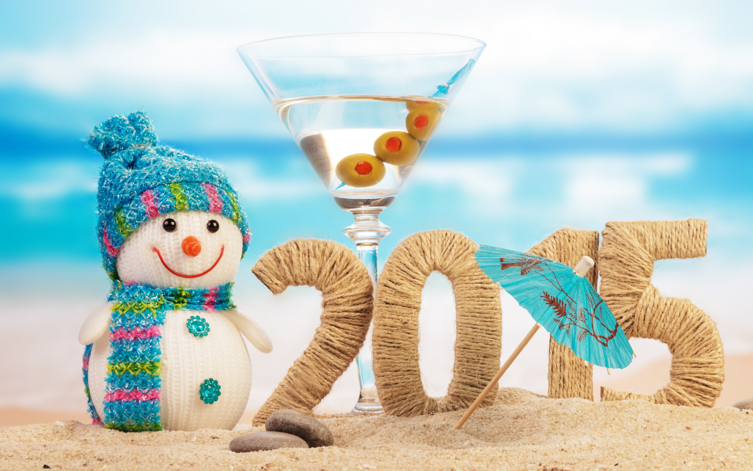 1490541 baixar papel de parede feriados, ano novo 2015, celebração, ano novo, boneco de neve - protetores de tela e imagens gratuitamente