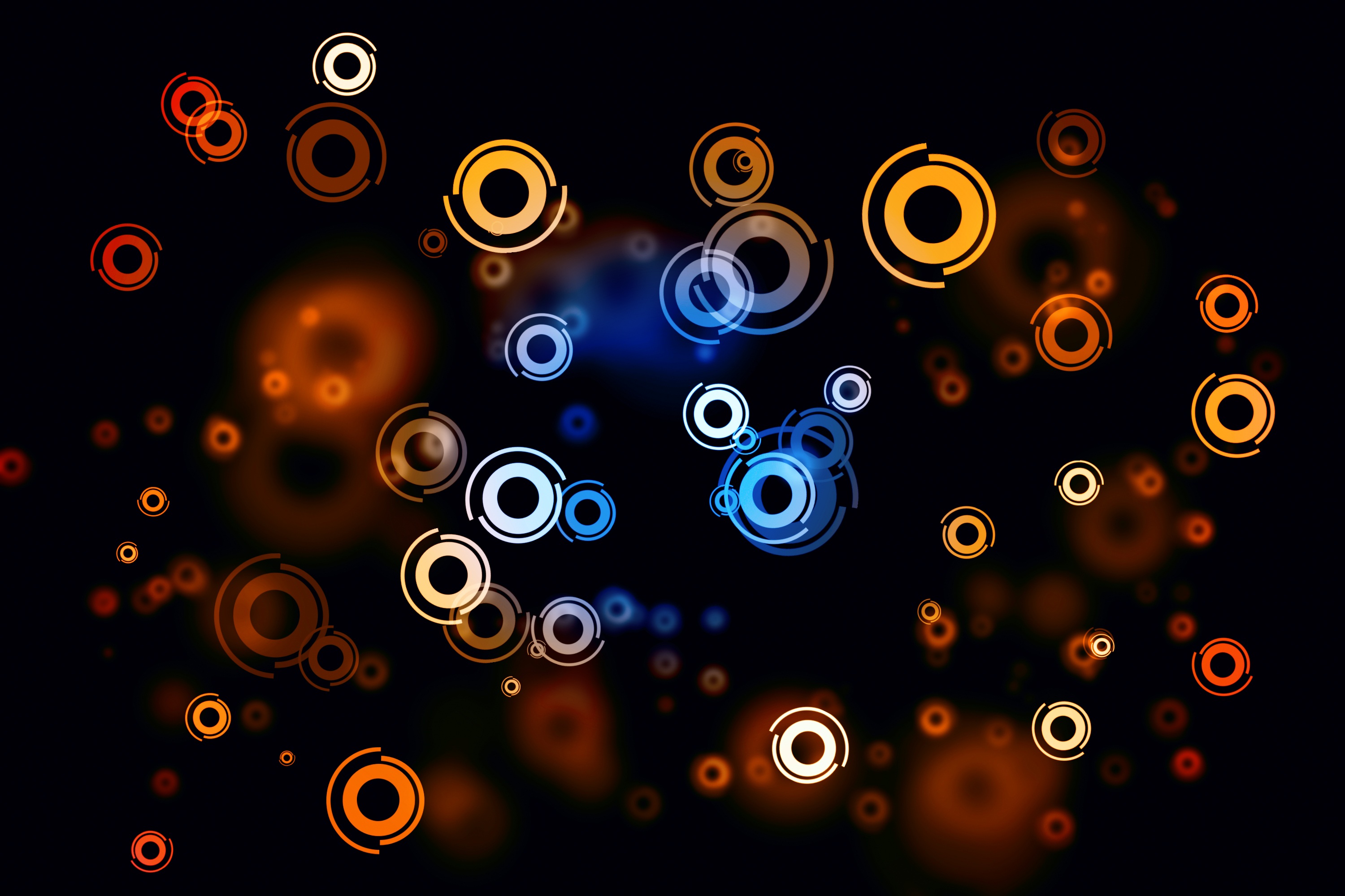 abstract, stains, circles, multicolored, motley, spots images