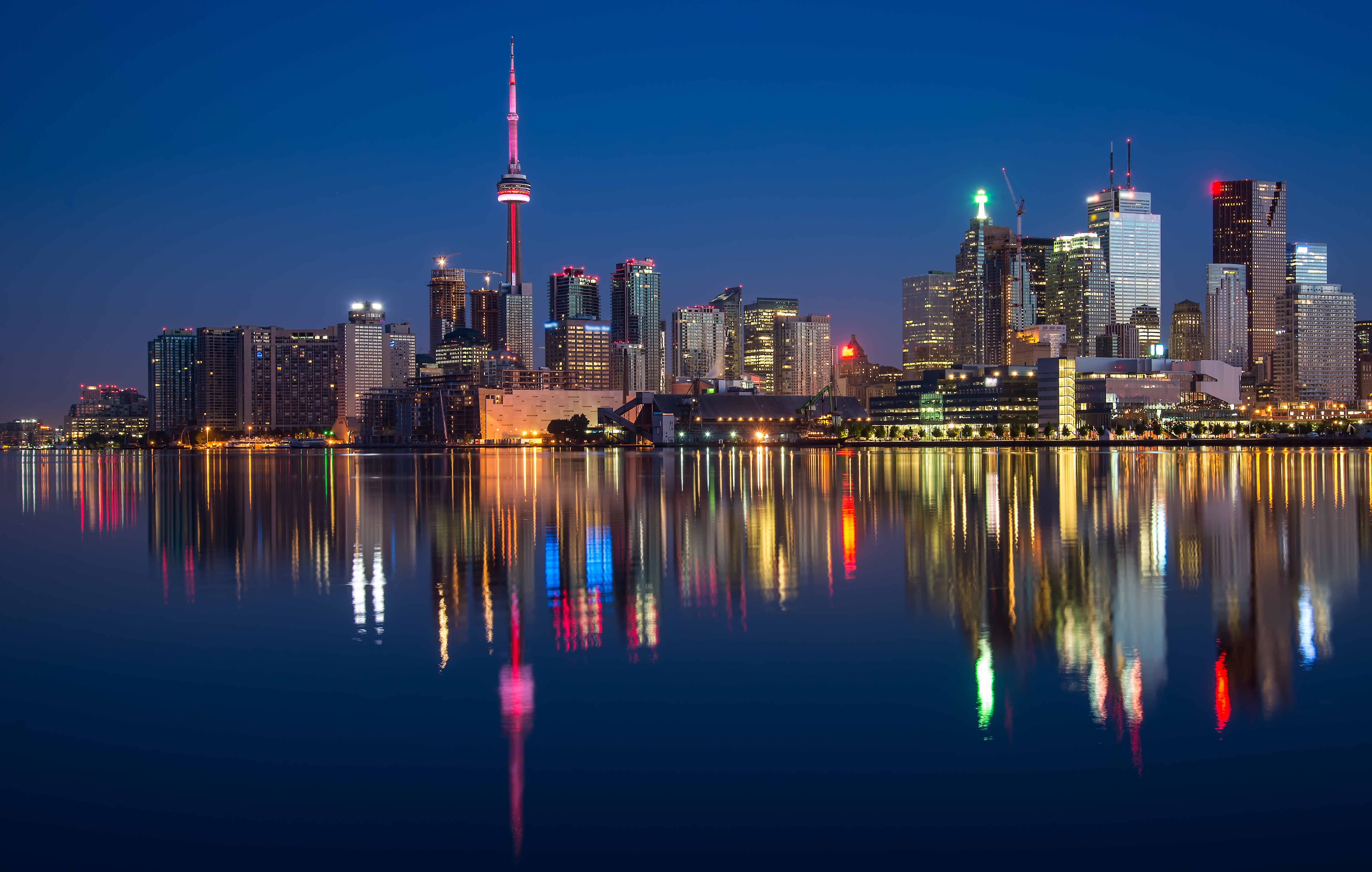 canada, toronto, man made, building, city, light, ontario, reflection, skyscraper, cities wallpapers for tablet
