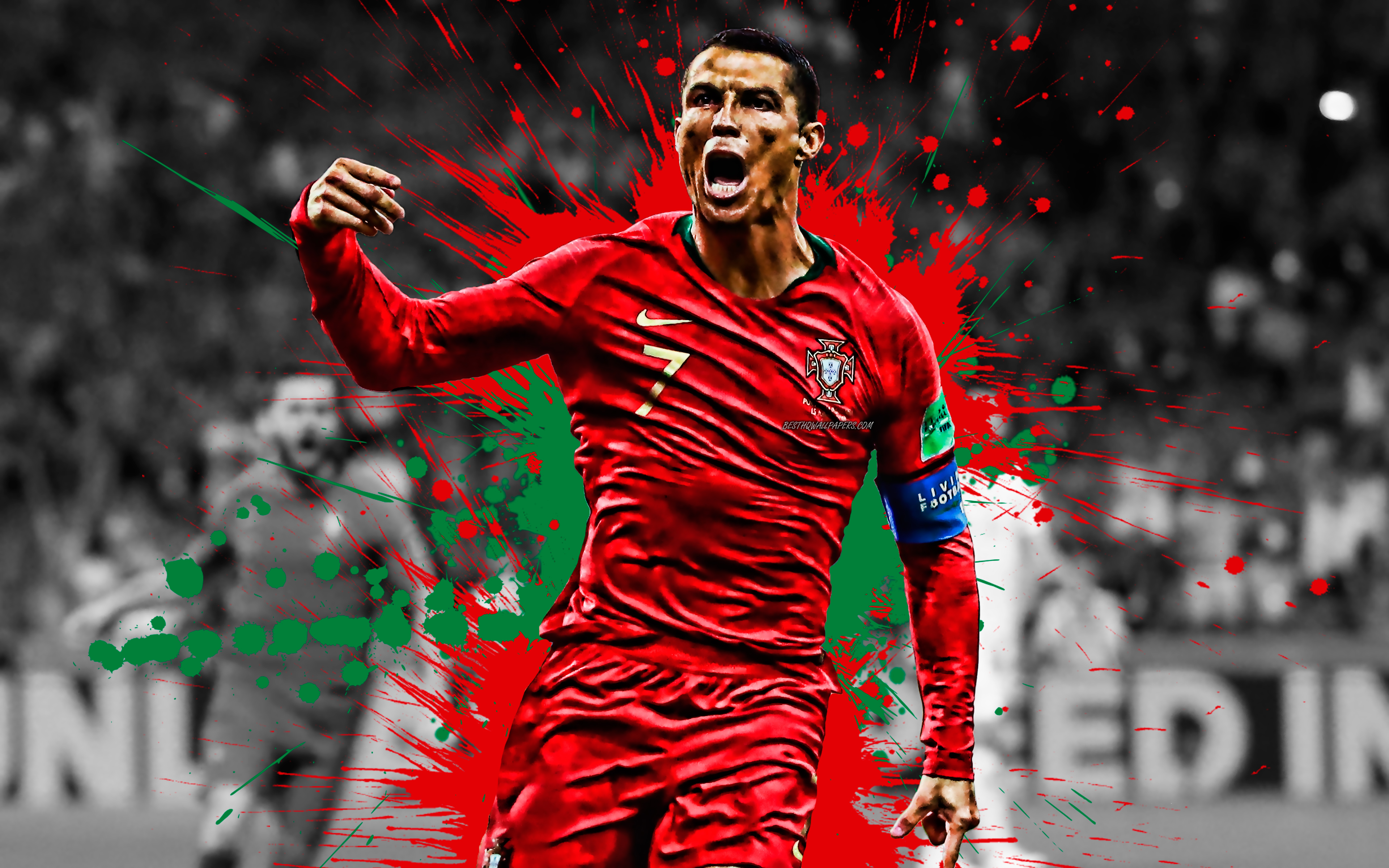 5K Portugal National Football Team Wallpaper