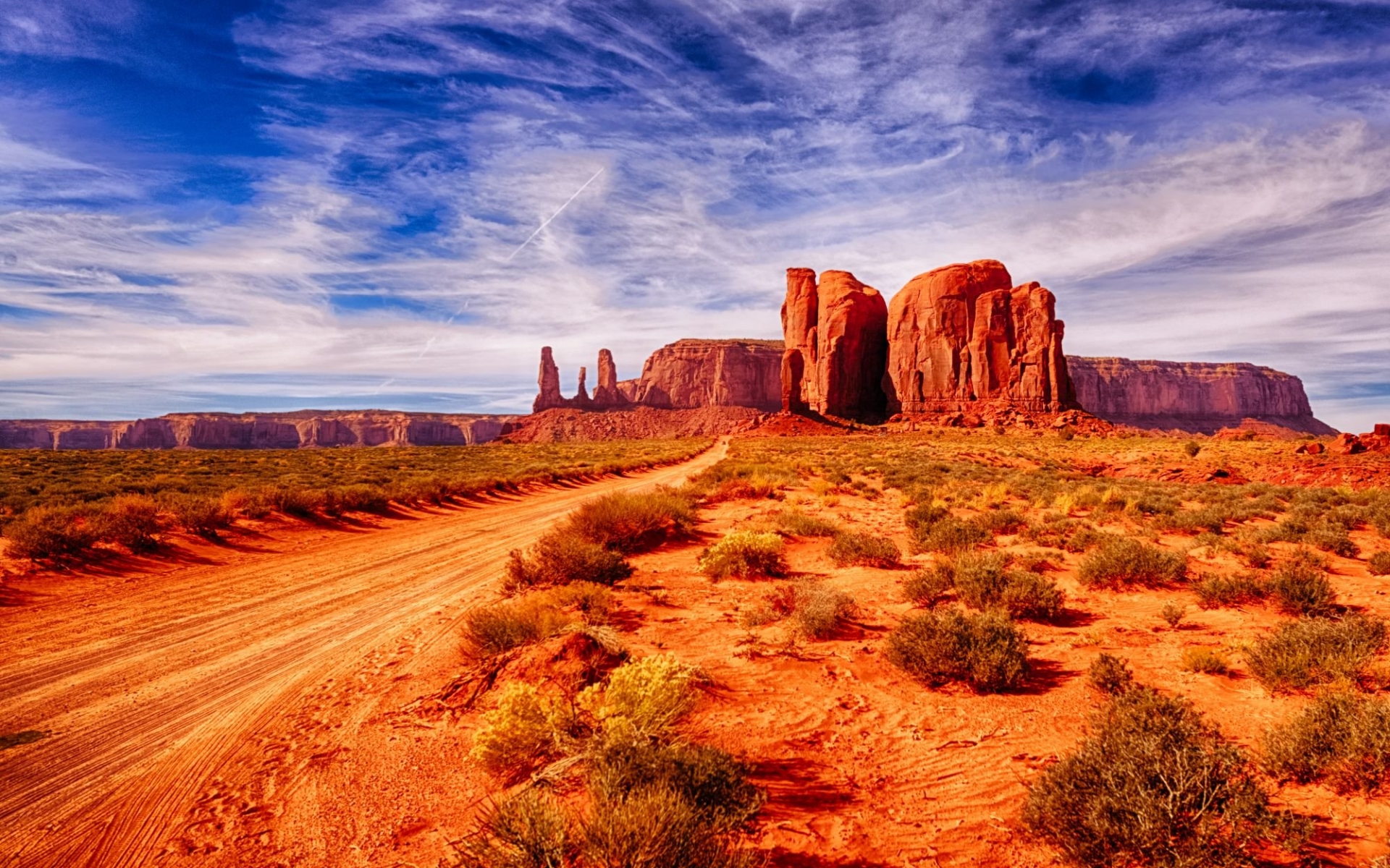 utah, earth, monument valley, canyon, desert, nature, path
