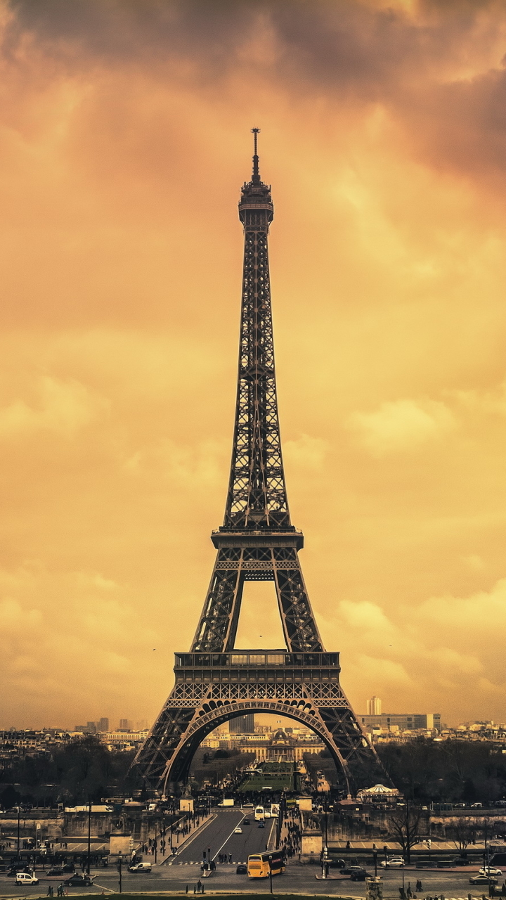 Descarga gratuita de fondo de pantalla para móvil de París, Torre Eiffel, Monumentos, Ciudad, Paisaje Urbano, Nube, Monumento, Hecho Por El Hombre.