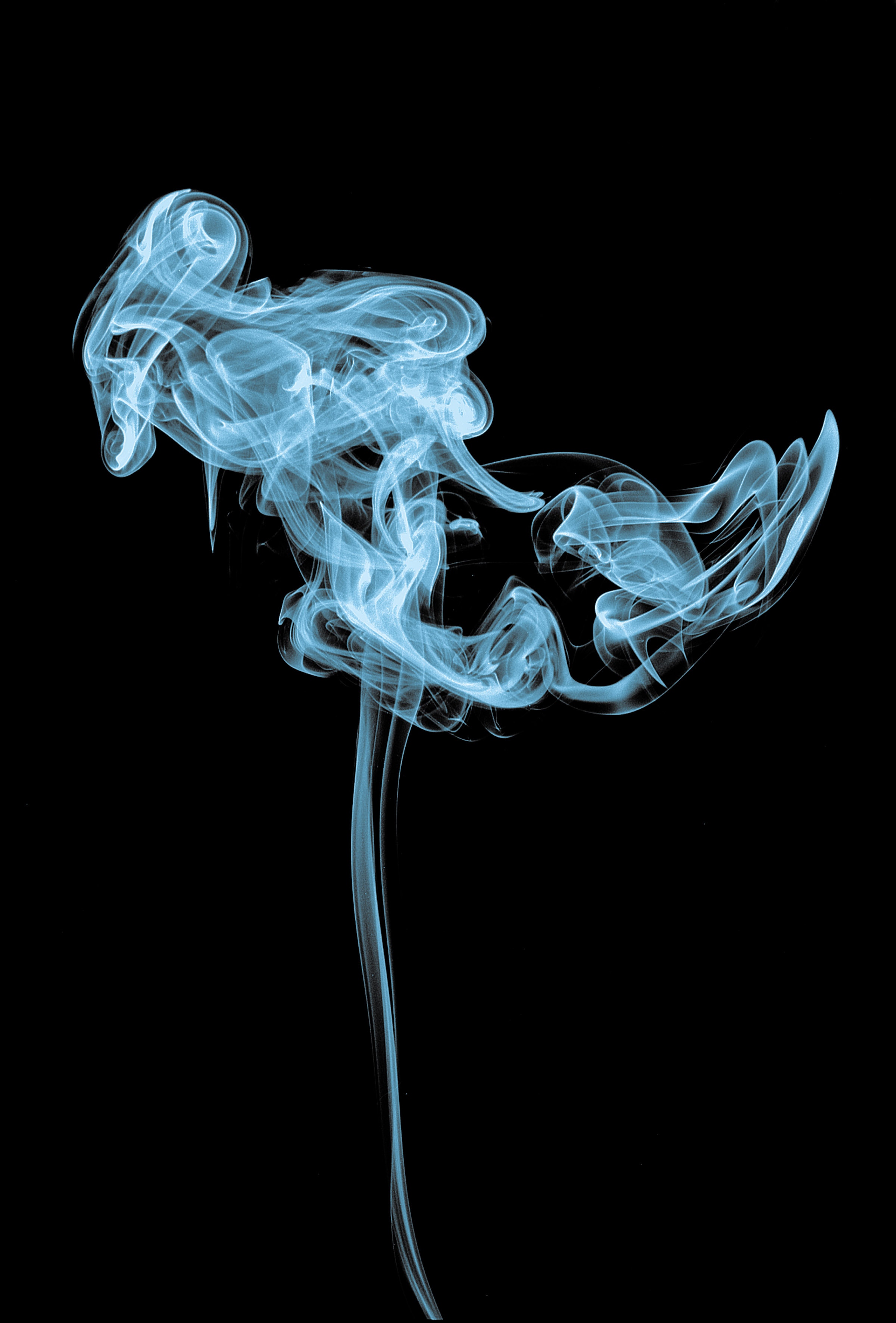 abstract, smoke, dark background, shroud, coils