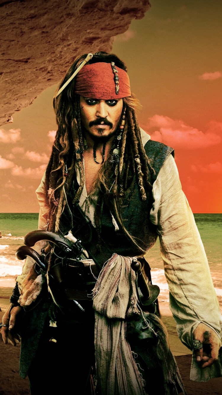 Mobile wallpaper: Pirates Of The Caribbean, Johnny Depp, Pirate ...