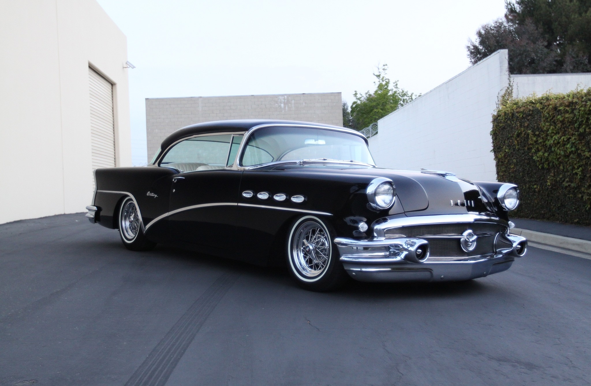 Download mobile wallpaper 1956 Buick Century, Side View, Cars, Auto, Vintage for free.