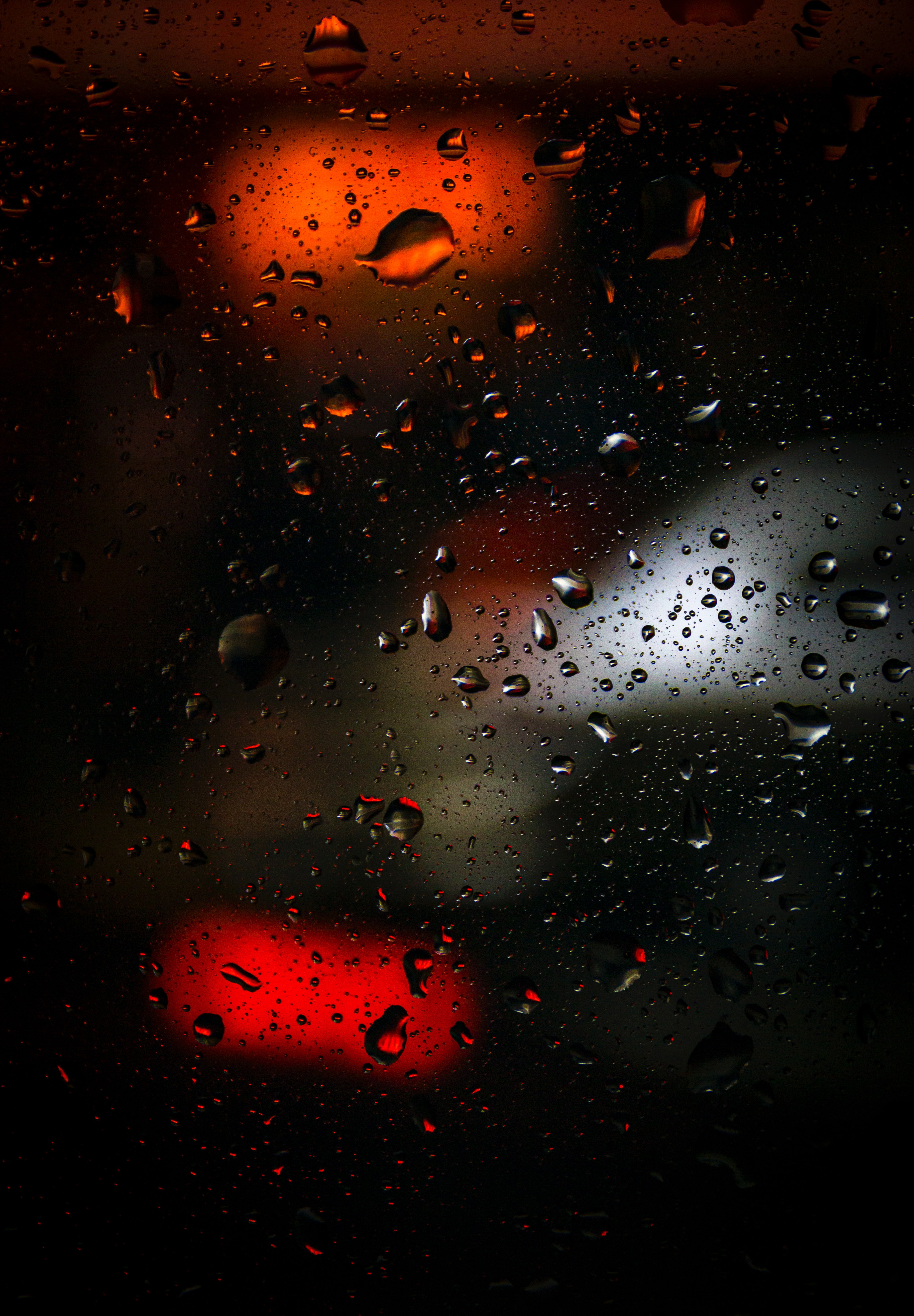 blur, smooth, abstract, water, glass, drops, glare 32K