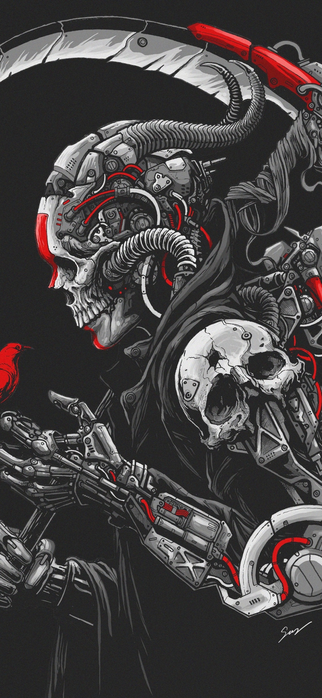 Grim Reaper Scythe Underground Dark Skulls  Grim Reaper iPhone  Soul  Reaper HD phone wallpaper  Pxfuel