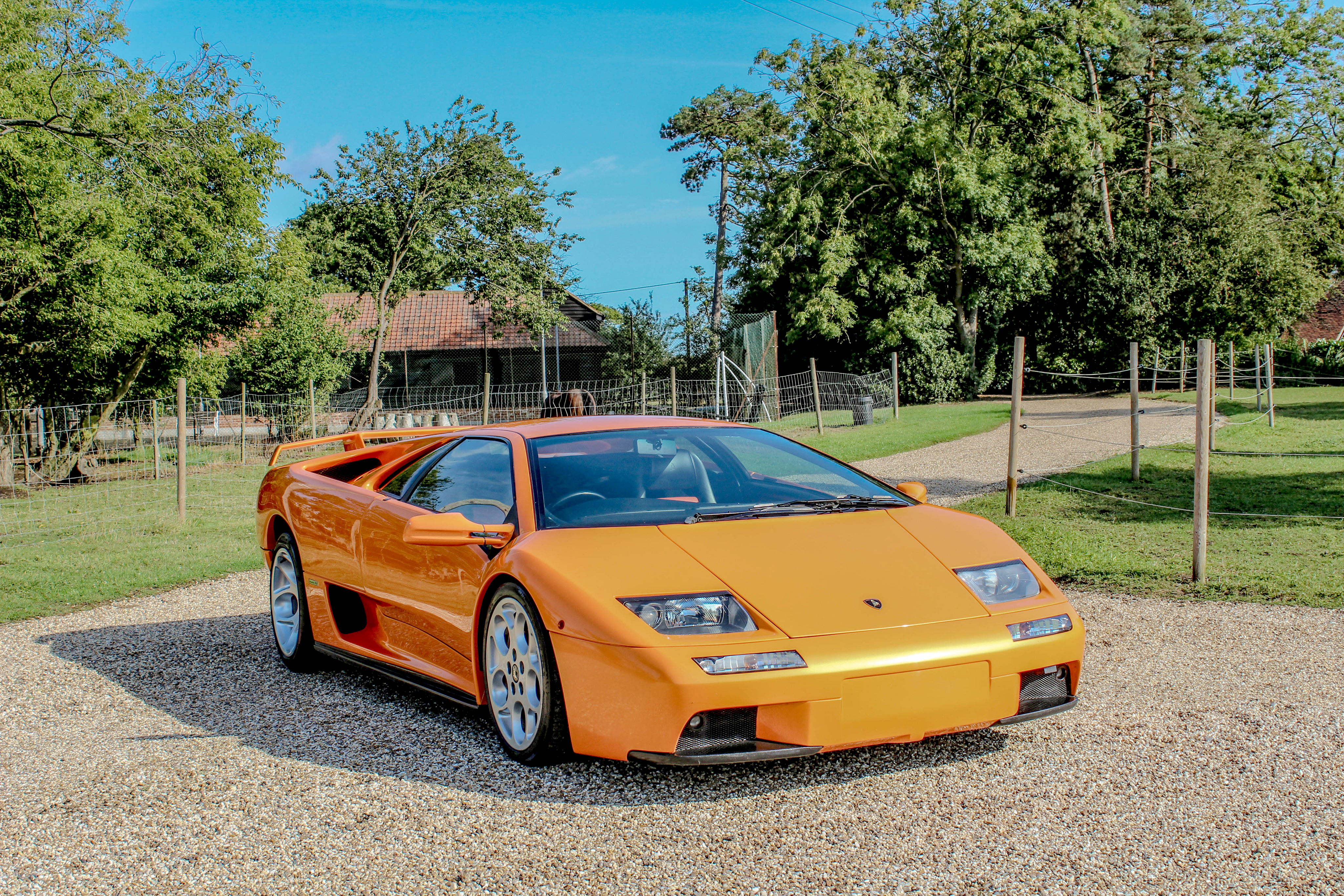 Download mobile wallpaper Lamborghini Diablo, Sports Car, Side View, Sports, Cars for free.