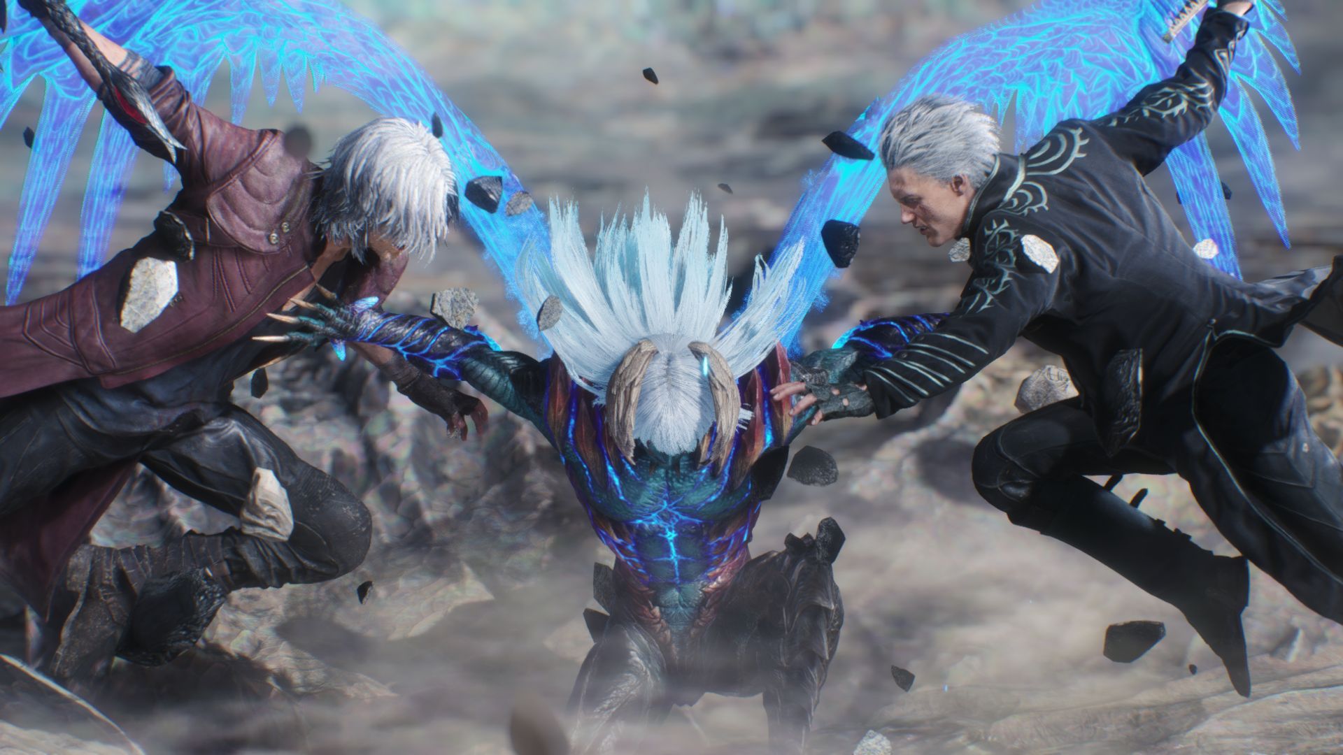 dante (devil may cry), devil may cry 5, video game, nero (devil may cry), vergil (devil may cry), devil may cry HD wallpaper