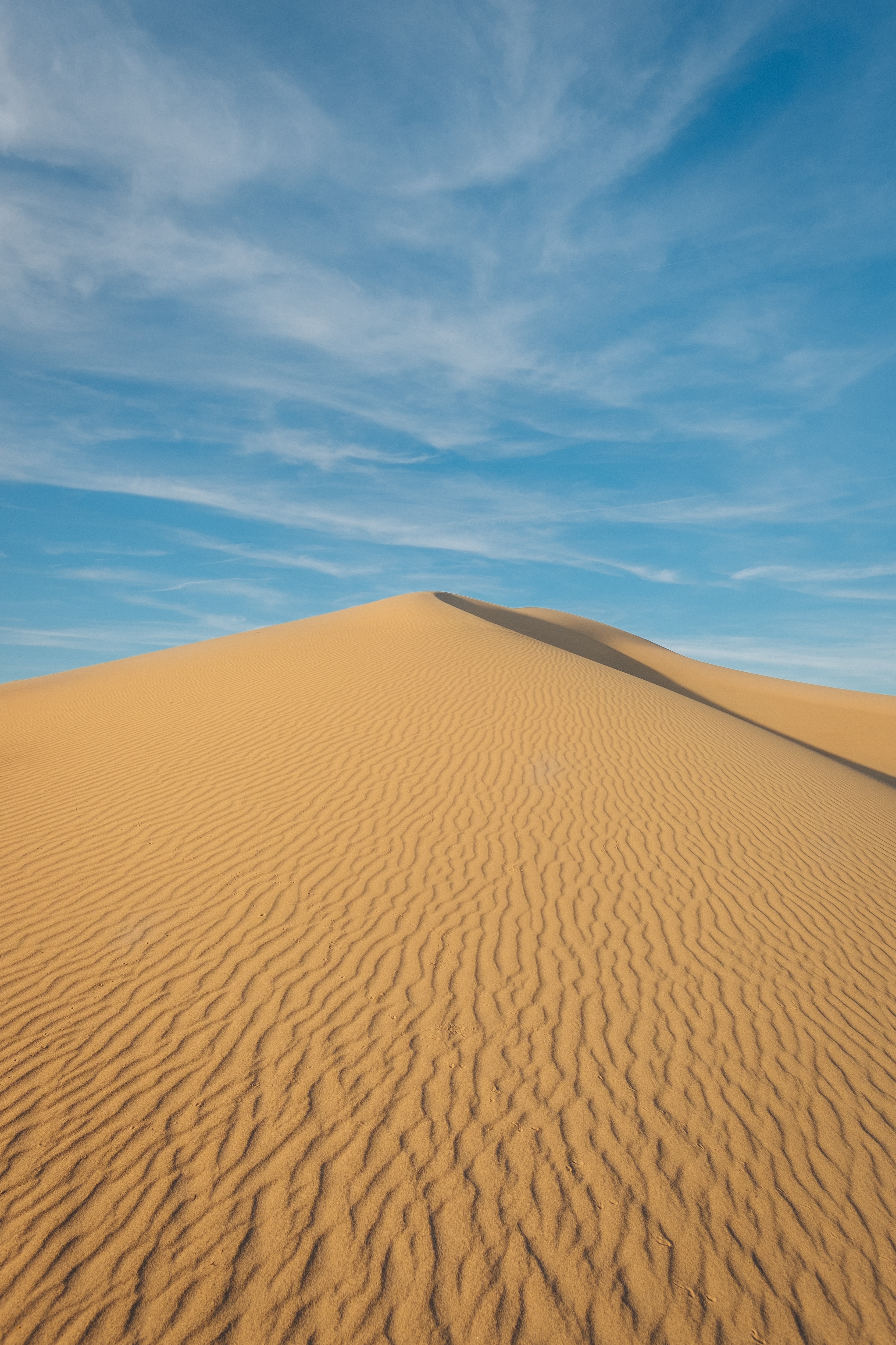 130118 Hintergrundbild herunterladen landschaft, natur, sand, wüste, hügel, hill, dünen, links - Bildschirmschoner und Bilder kostenlos
