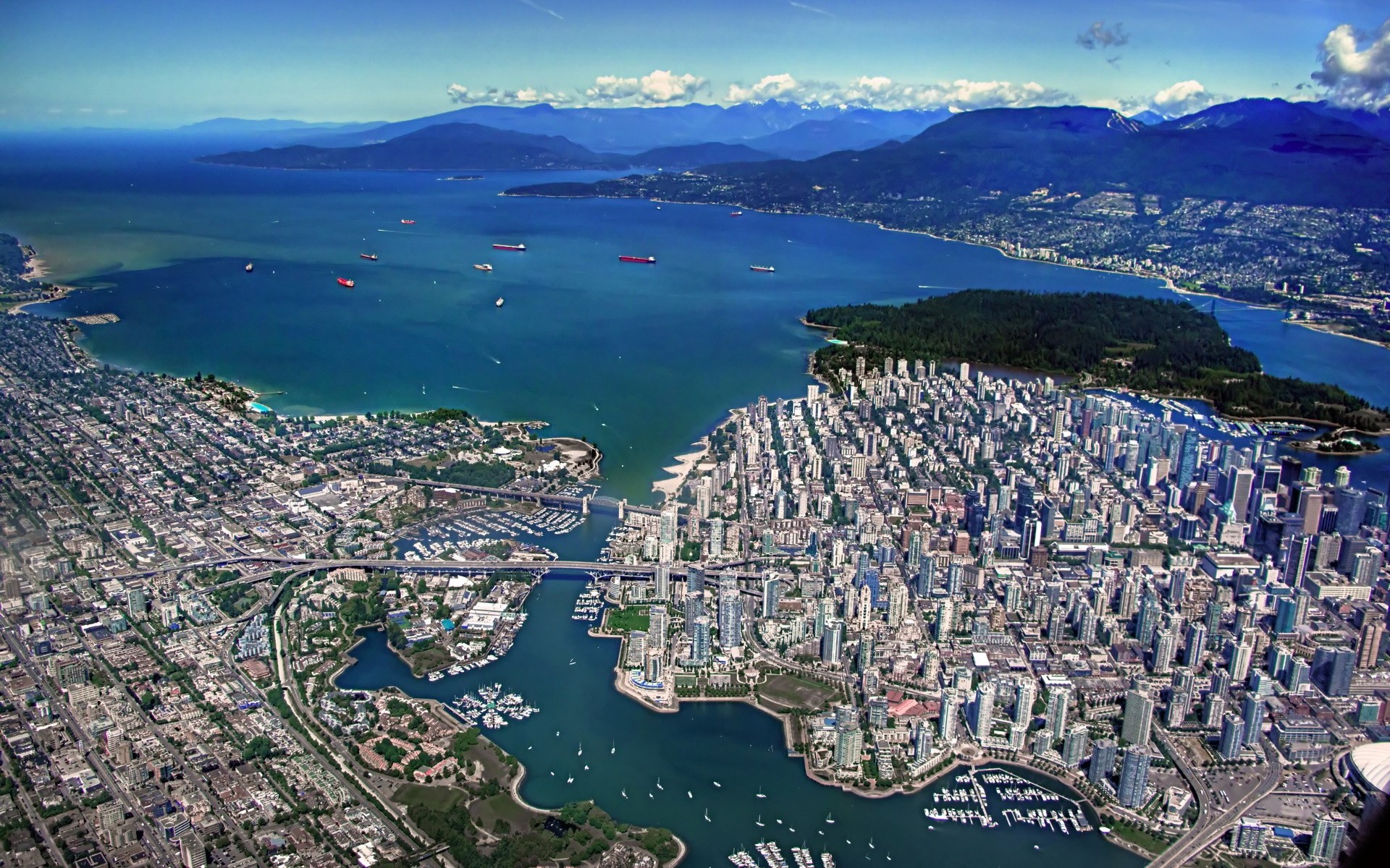 vancouver, canada, man made, cities