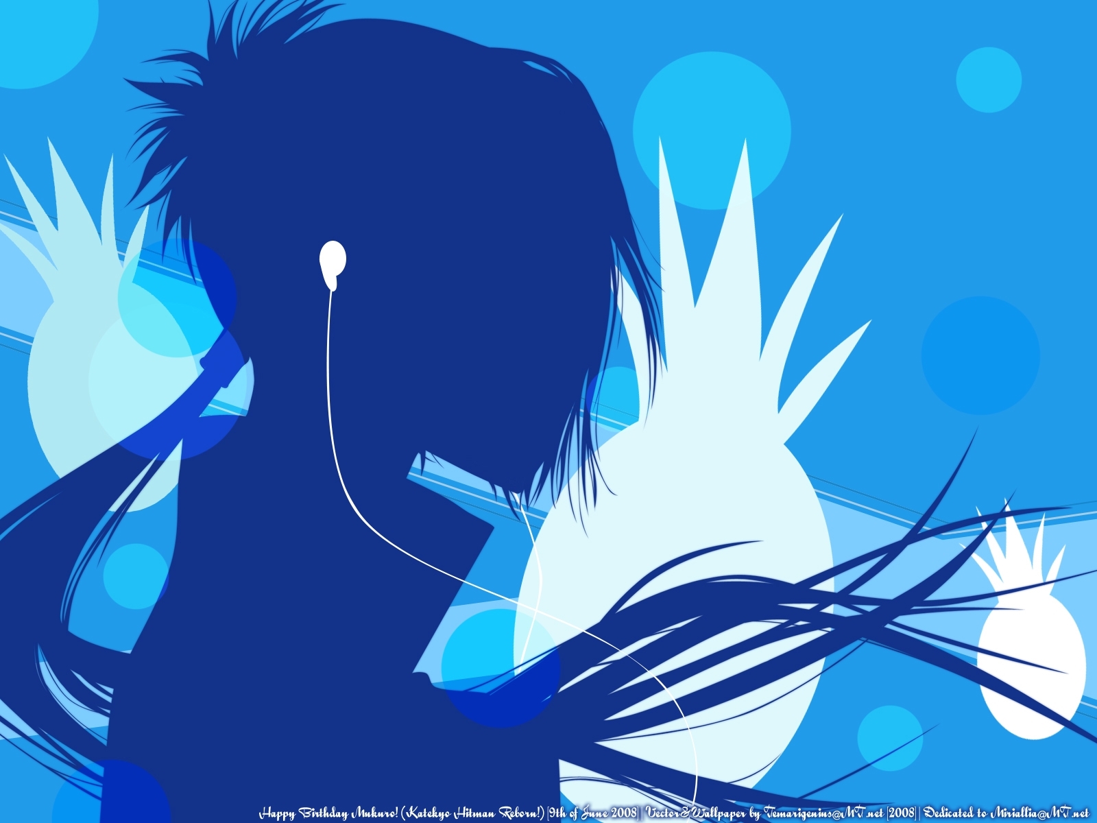5069 Hintergrundbild herunterladen anime, blau - Bildschirmschoner und Bilder kostenlos
