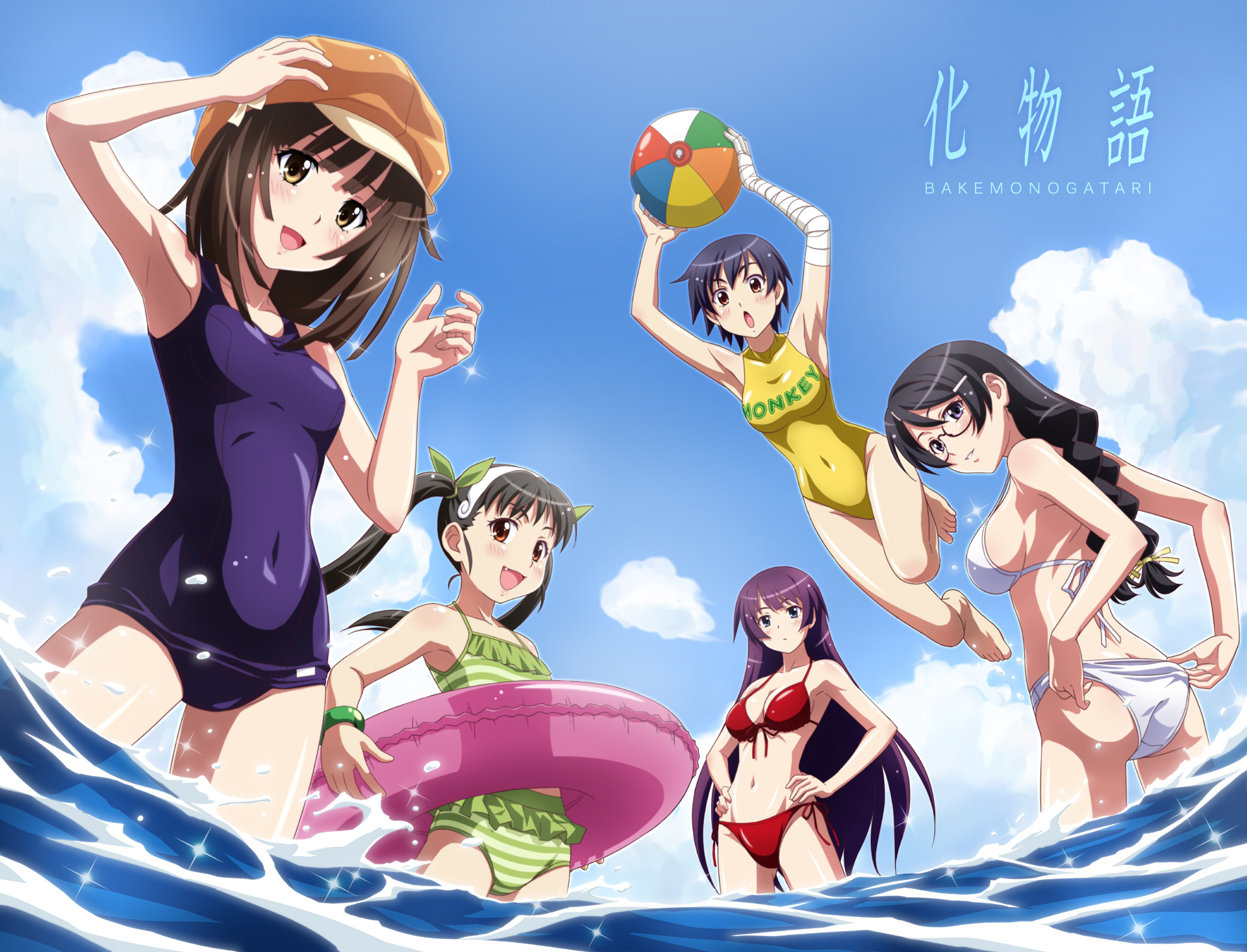 HD desktop wallpaper Anime Monogatari Series Tsubasa Hanekawa download  free picture 833752