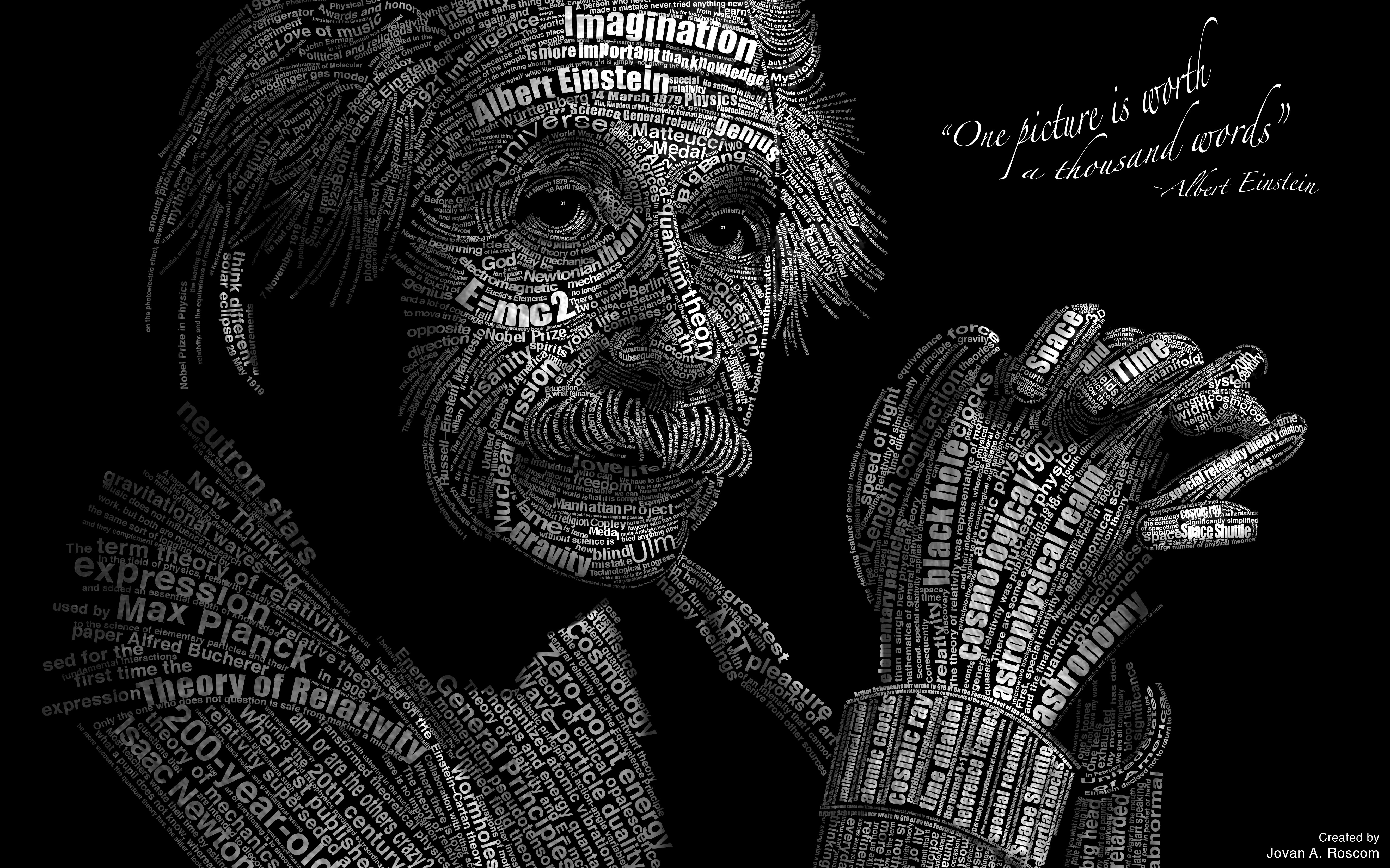 Альберт Эйнштейн плакат