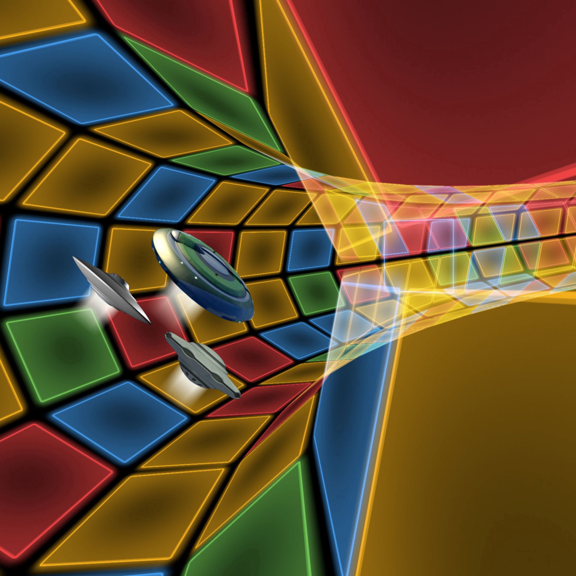 Free download wallpaper 3D, Spaceships, Tunnel, Form, Forms on your PC desktop