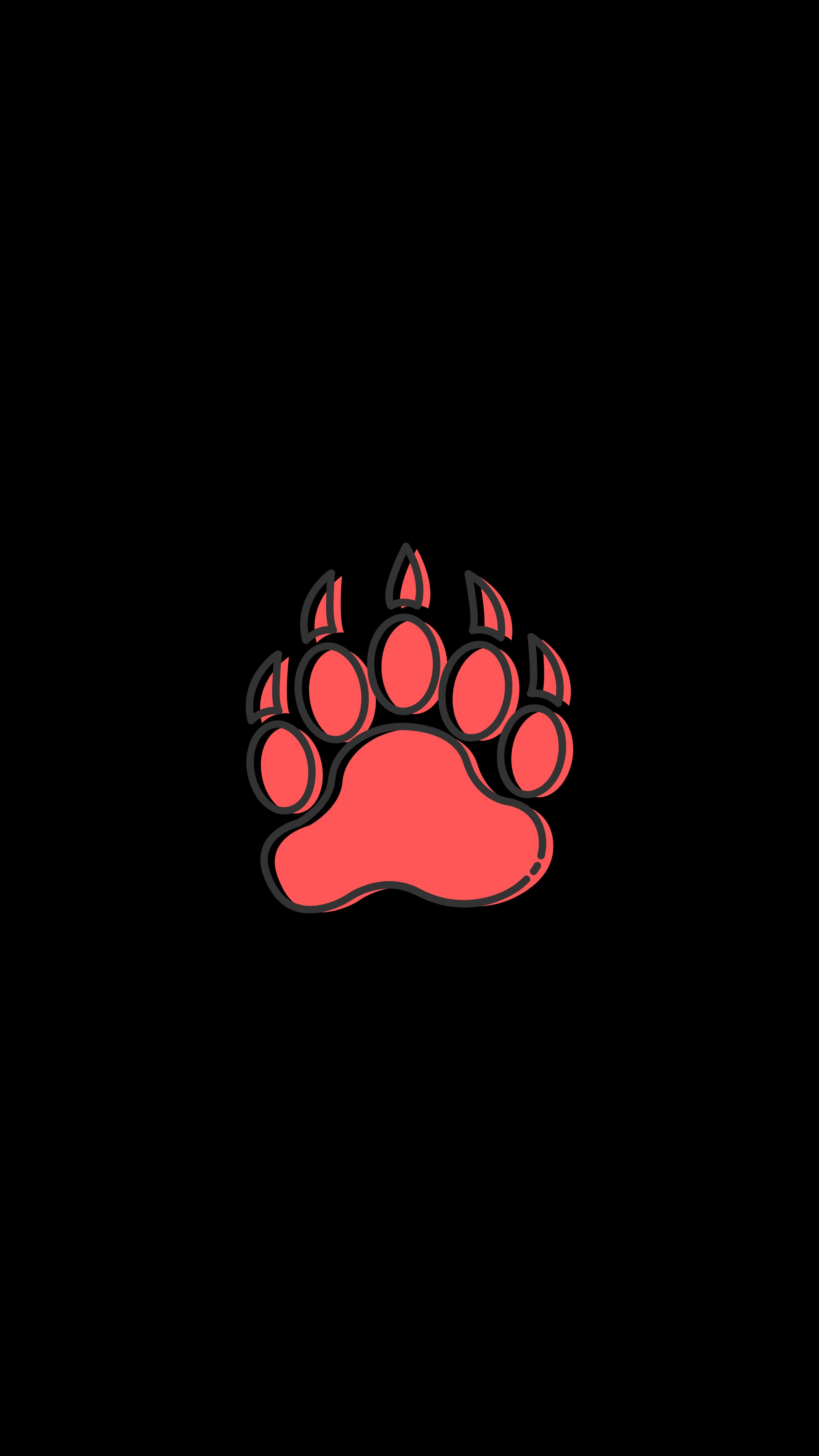 vector, art, animal, track, trace, paw