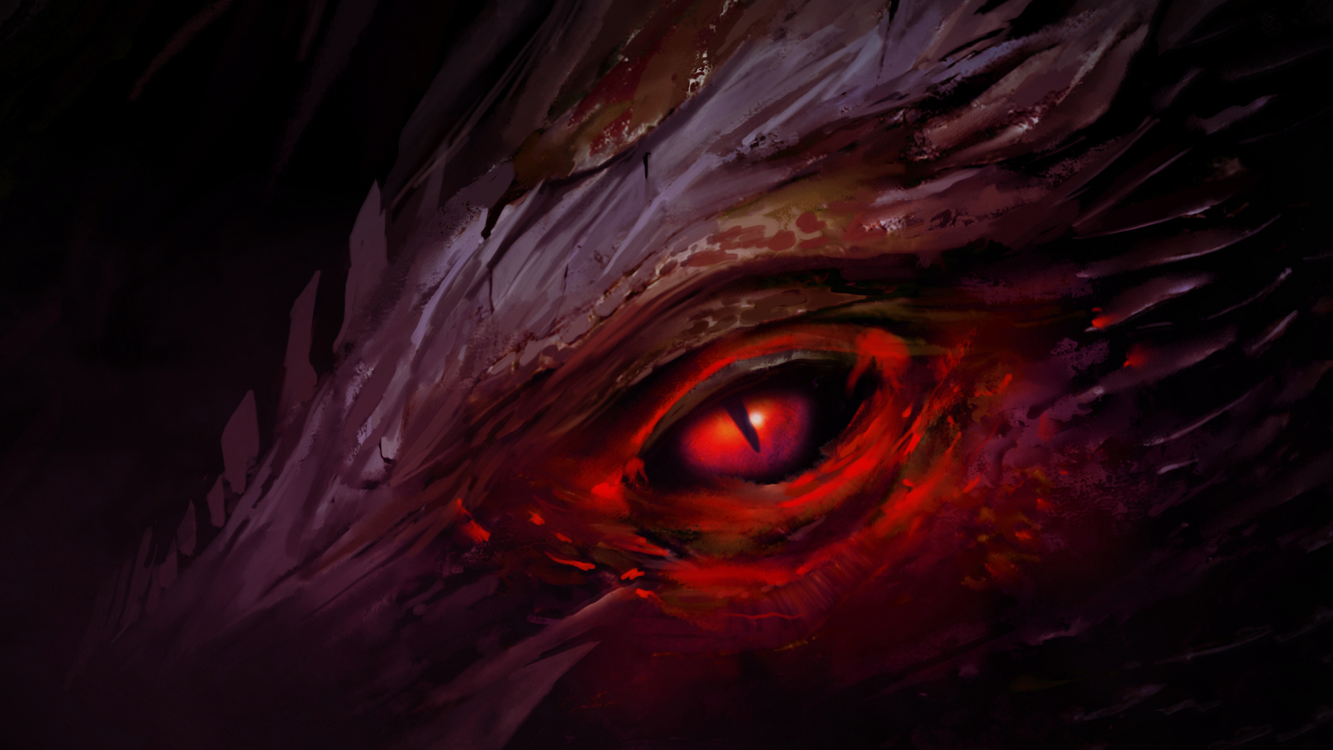 Красные глаза дракона