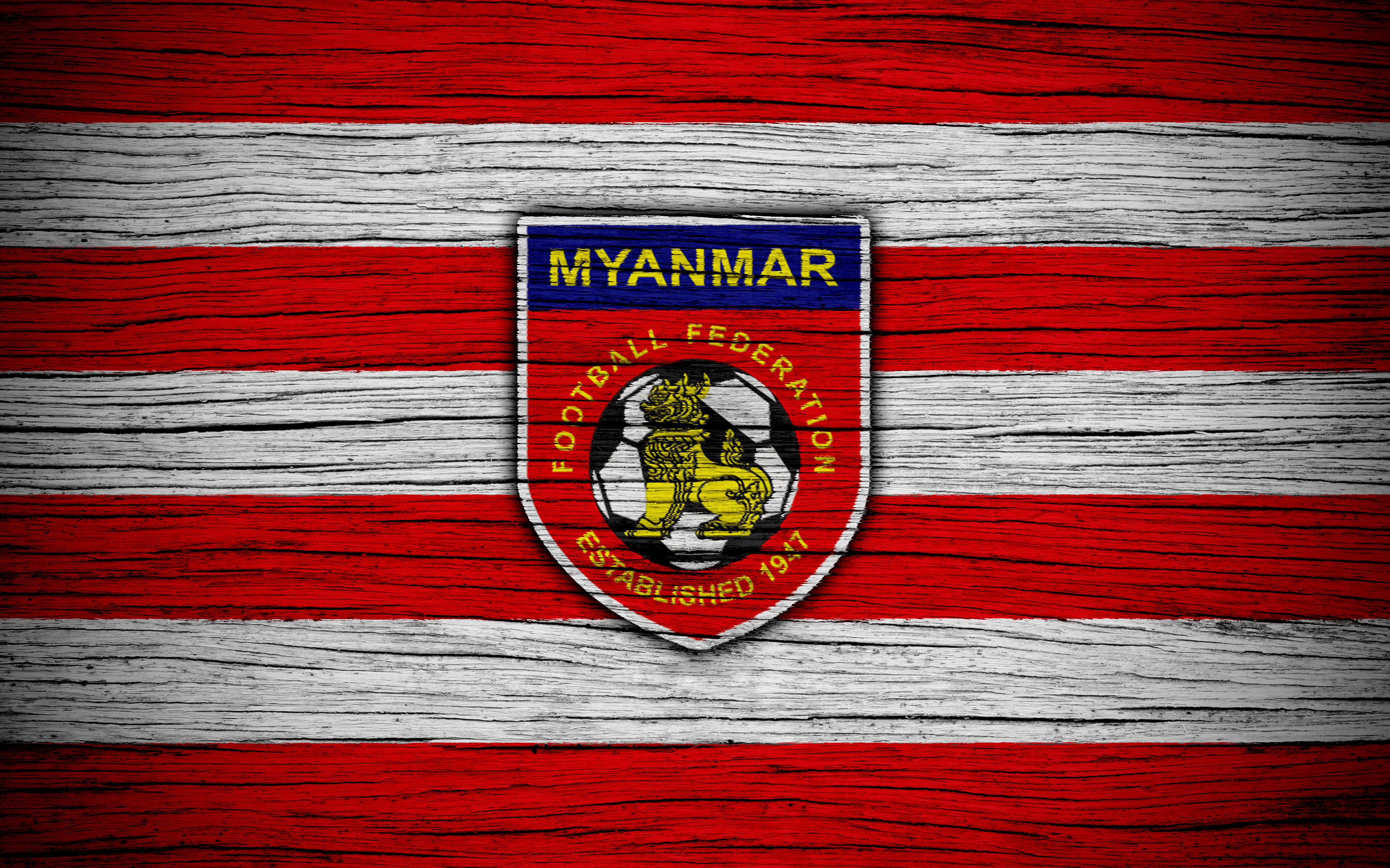 sports, myanmar national football team, emblem, logo, myanmar, soccer FHD, 4K, UHD