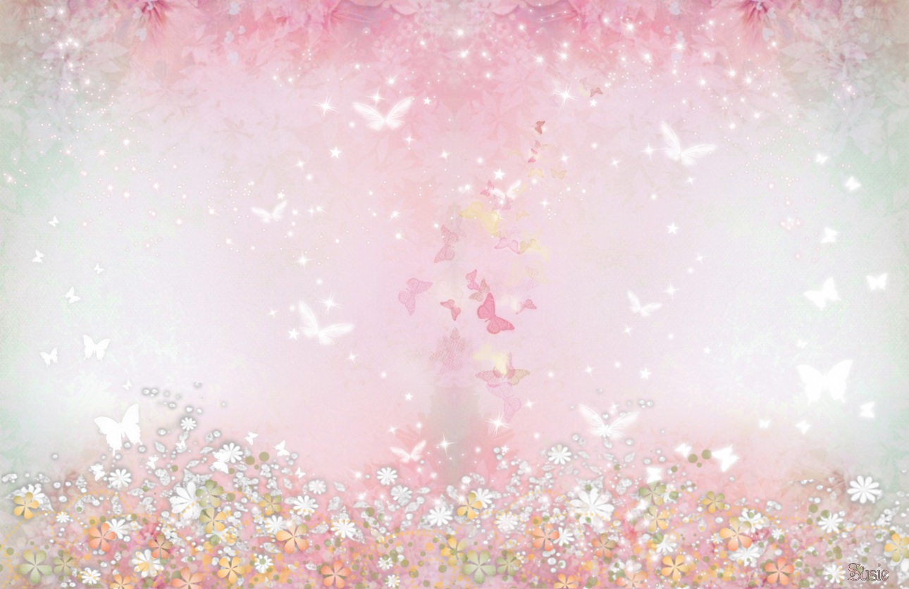 android pink, yellow, butterfly, artistic, fantasy, floral, flower, green, spring