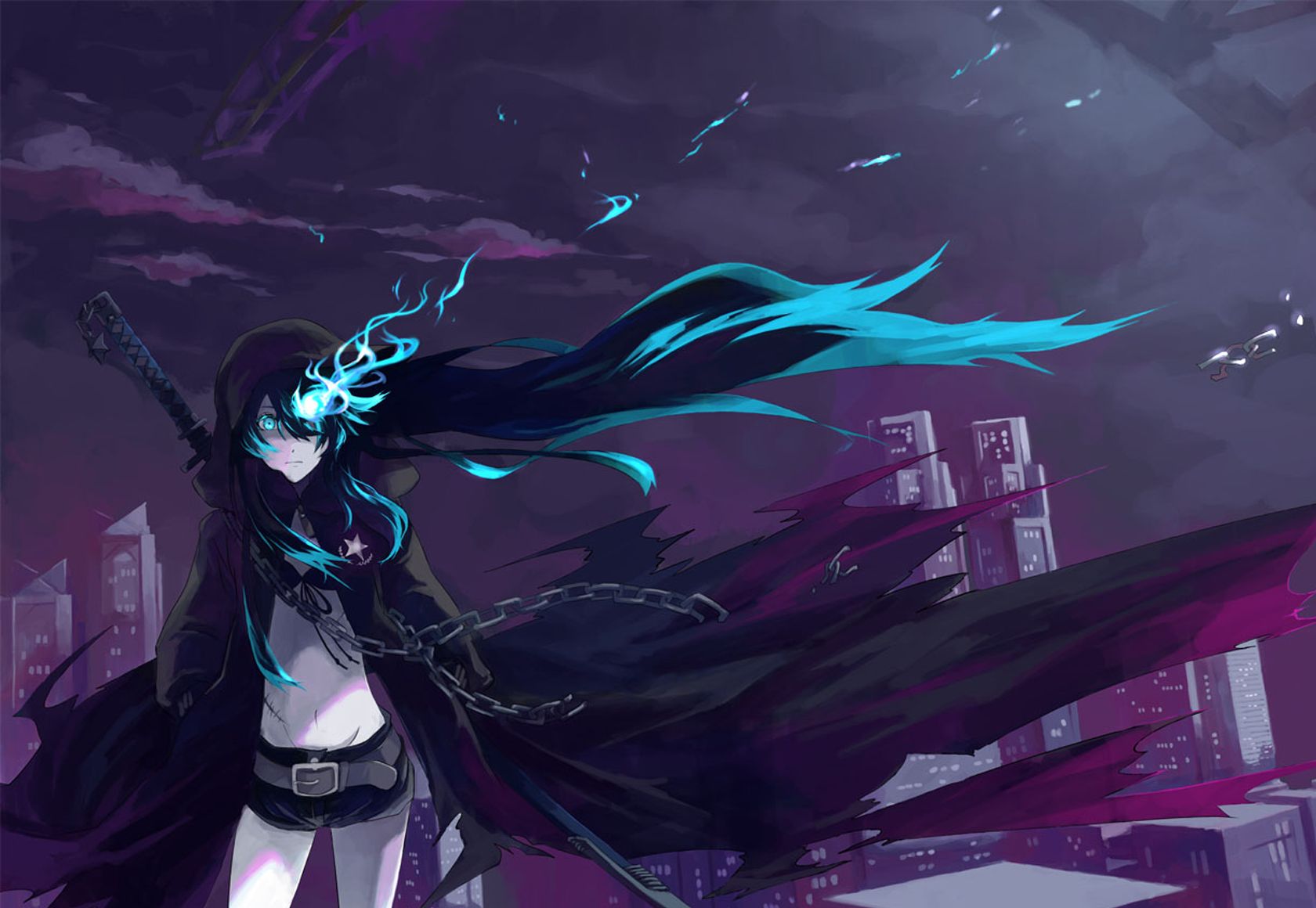 Black Rock Shooter  Blue Death by Laxus