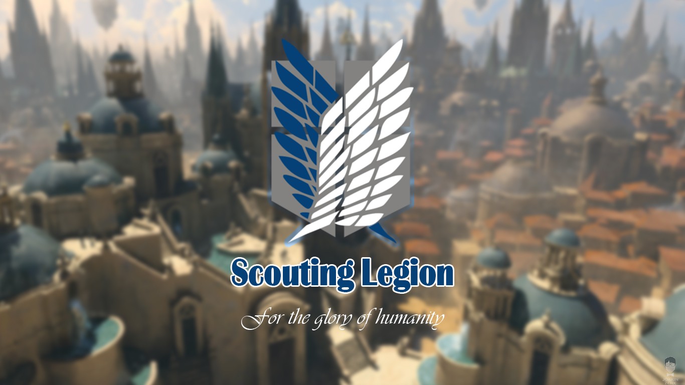 attack on titan scouting legion wallpaper