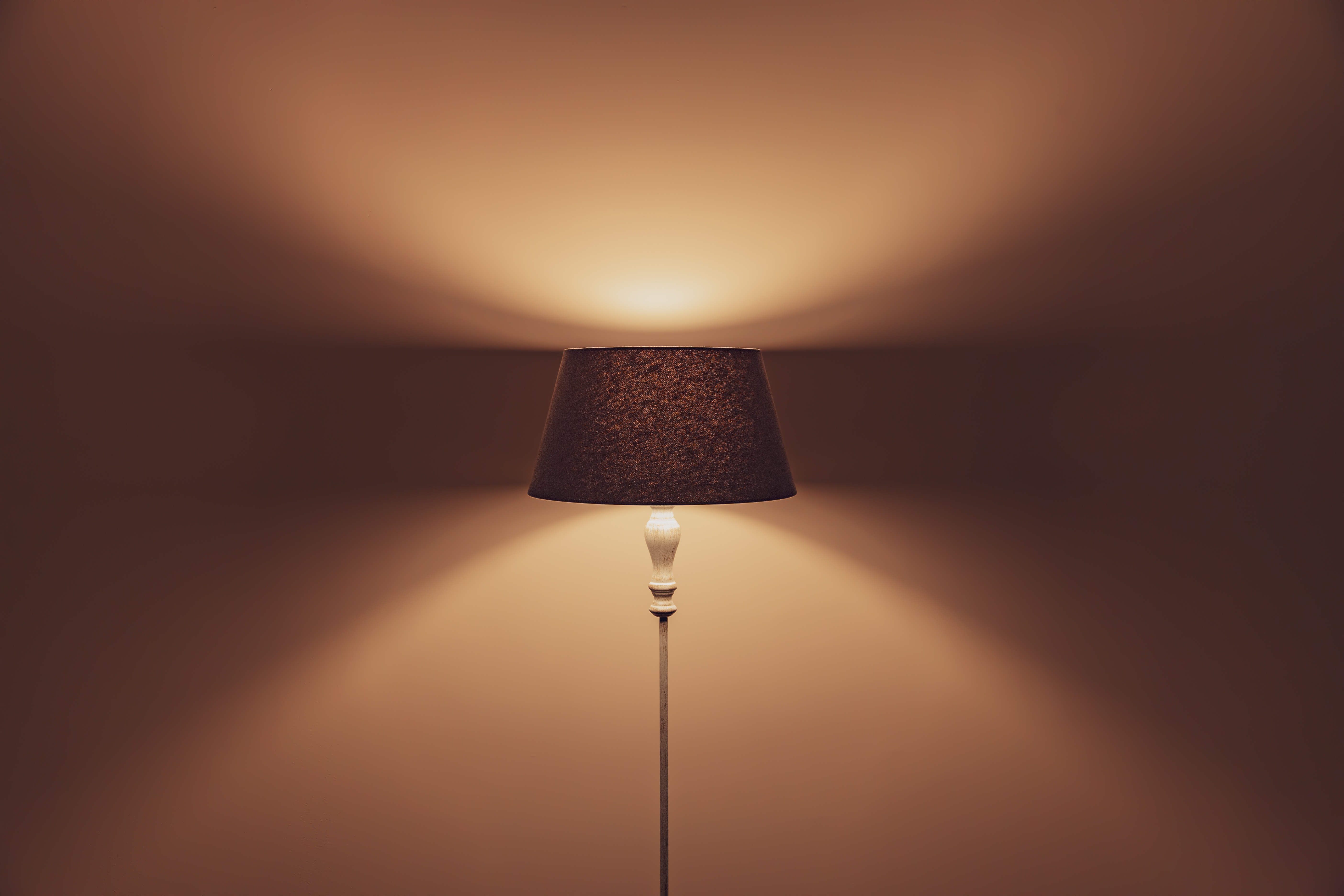 minimalism, interior, shade, shadow, lamp, illumination, lighting, floor lamp, lampshade