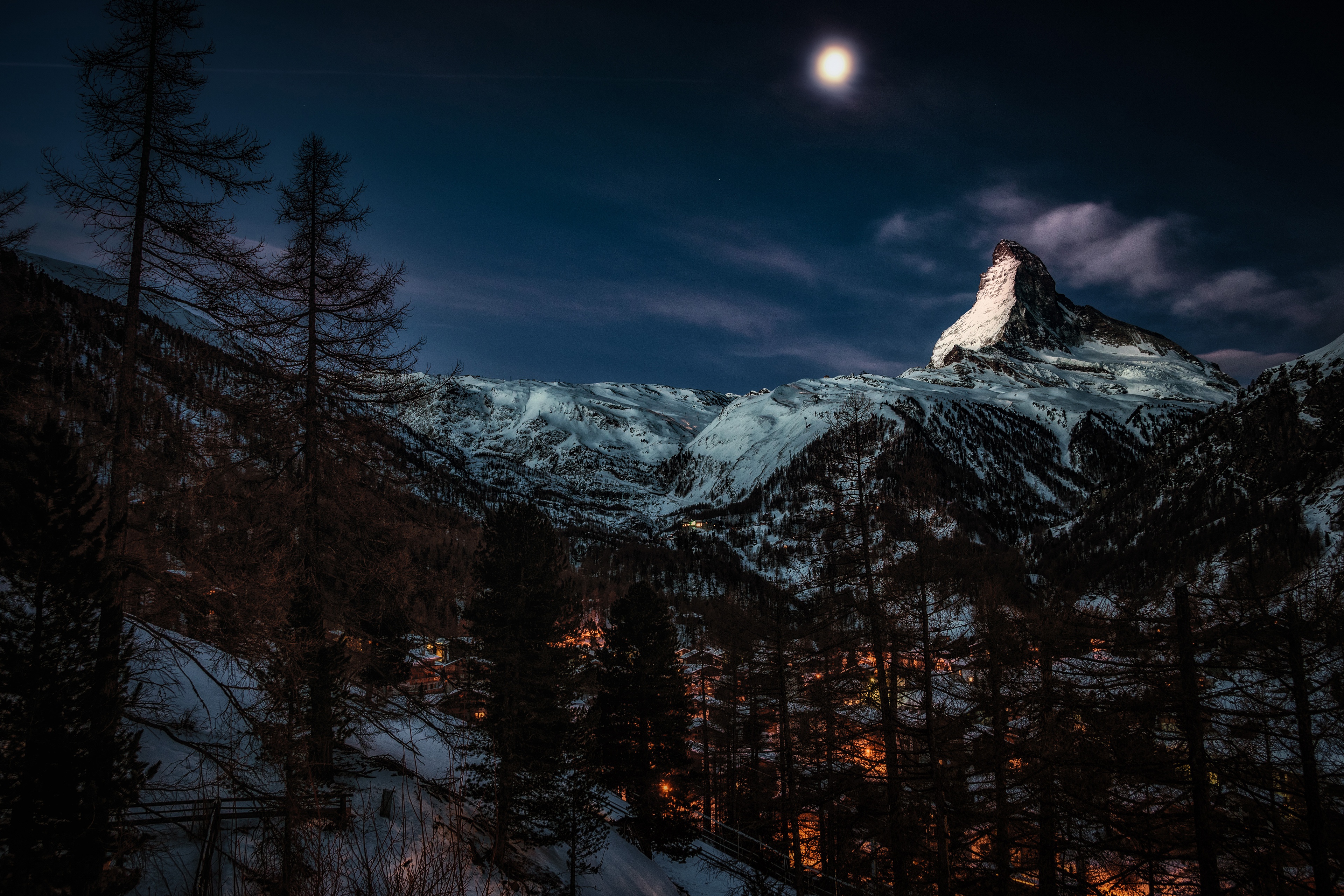 ночные горы
