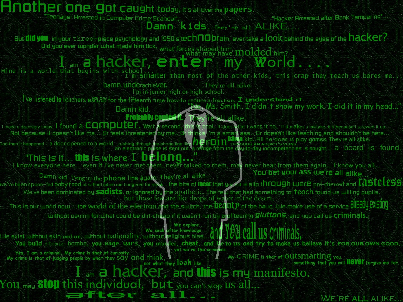 technology, hacker cell phone wallpapers
