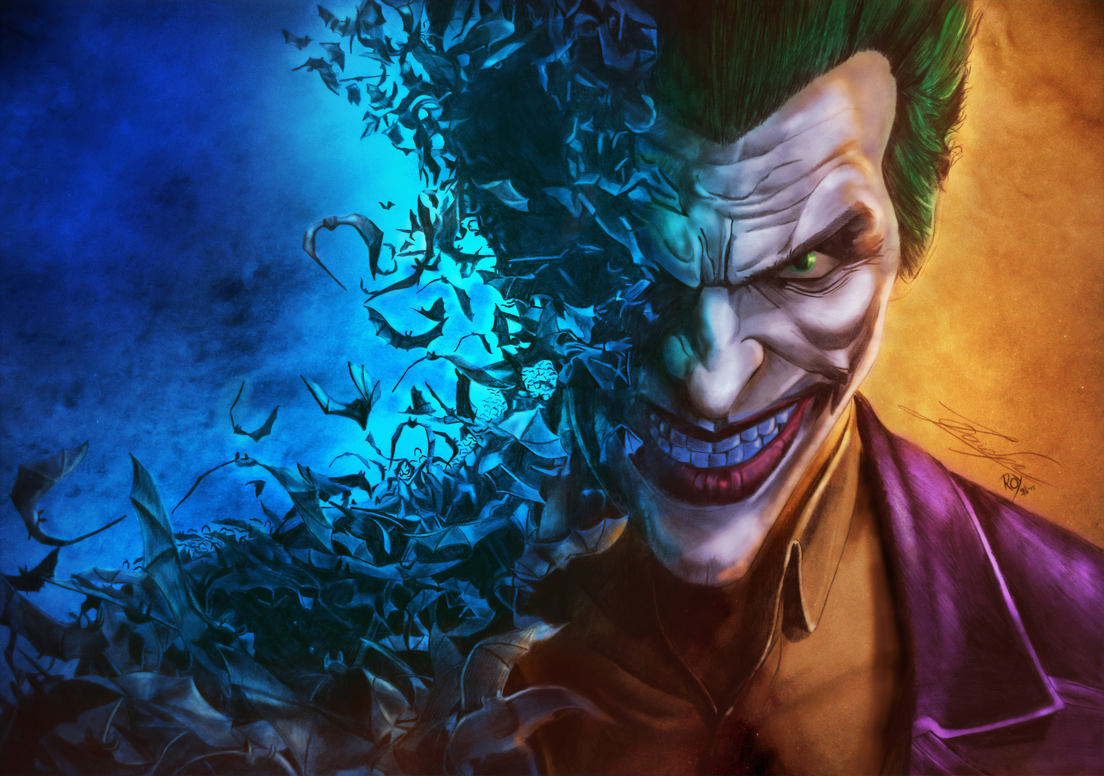 Download mobile wallpaper Joker, Bat, Comics, Dc Comics for free.
