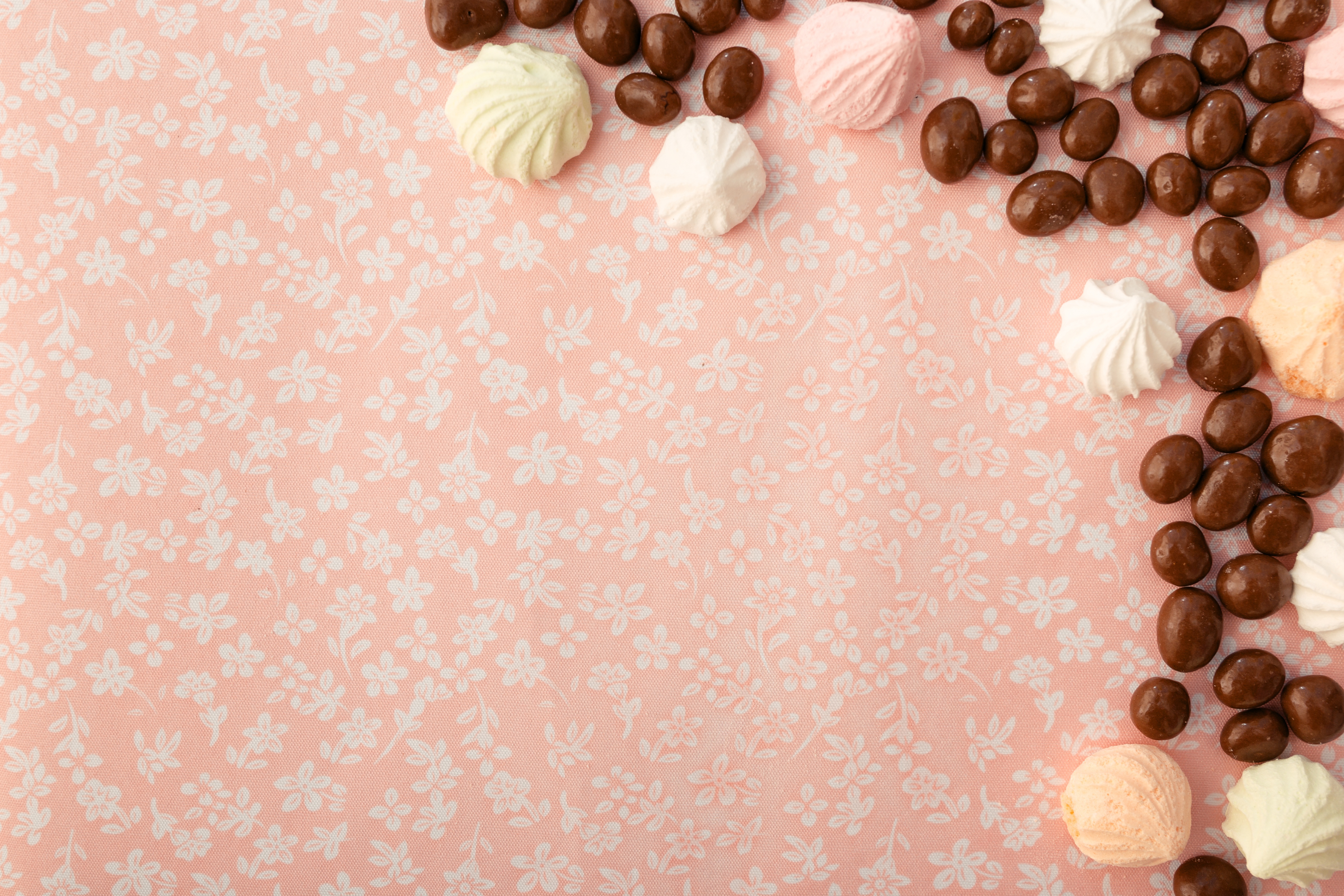 sweets and chocolate background