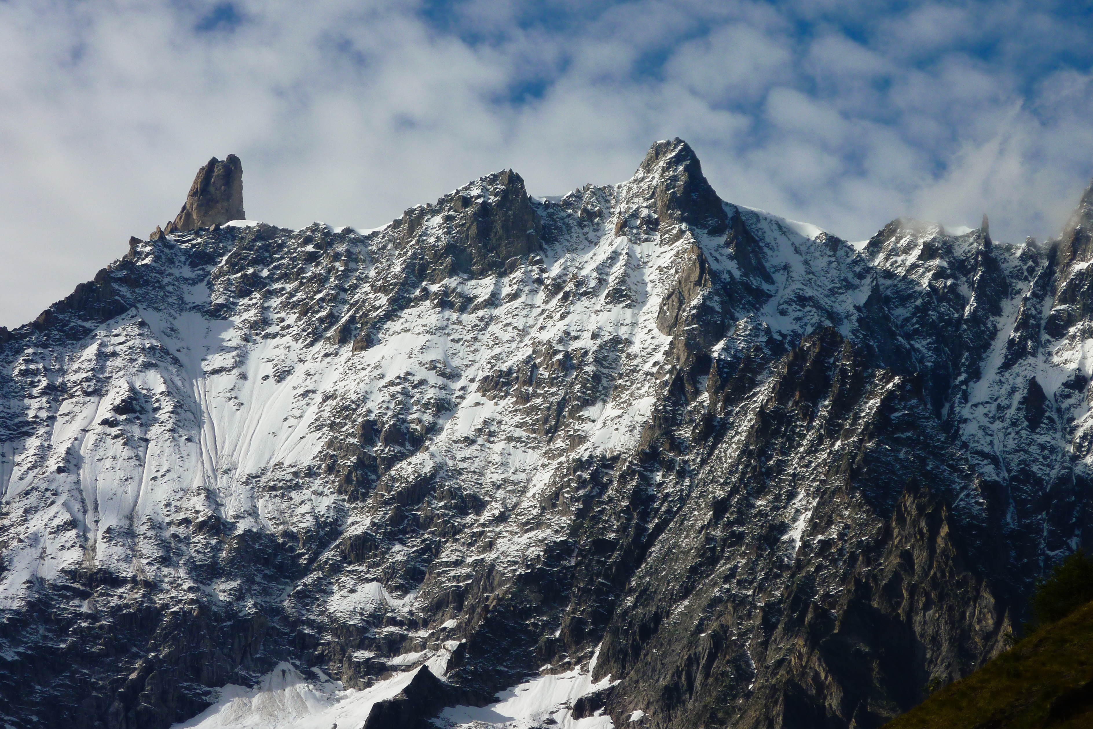 nature, sky, mountains, snow, vertex, top, mountain landscape download HD wallpaper