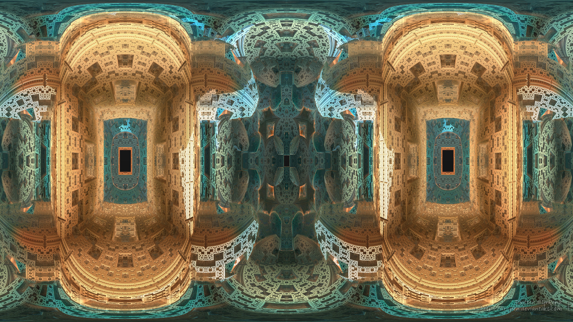 mandelbulb 3d, 3d, abstract, fractal, cgi, symmetry lock screen backgrounds