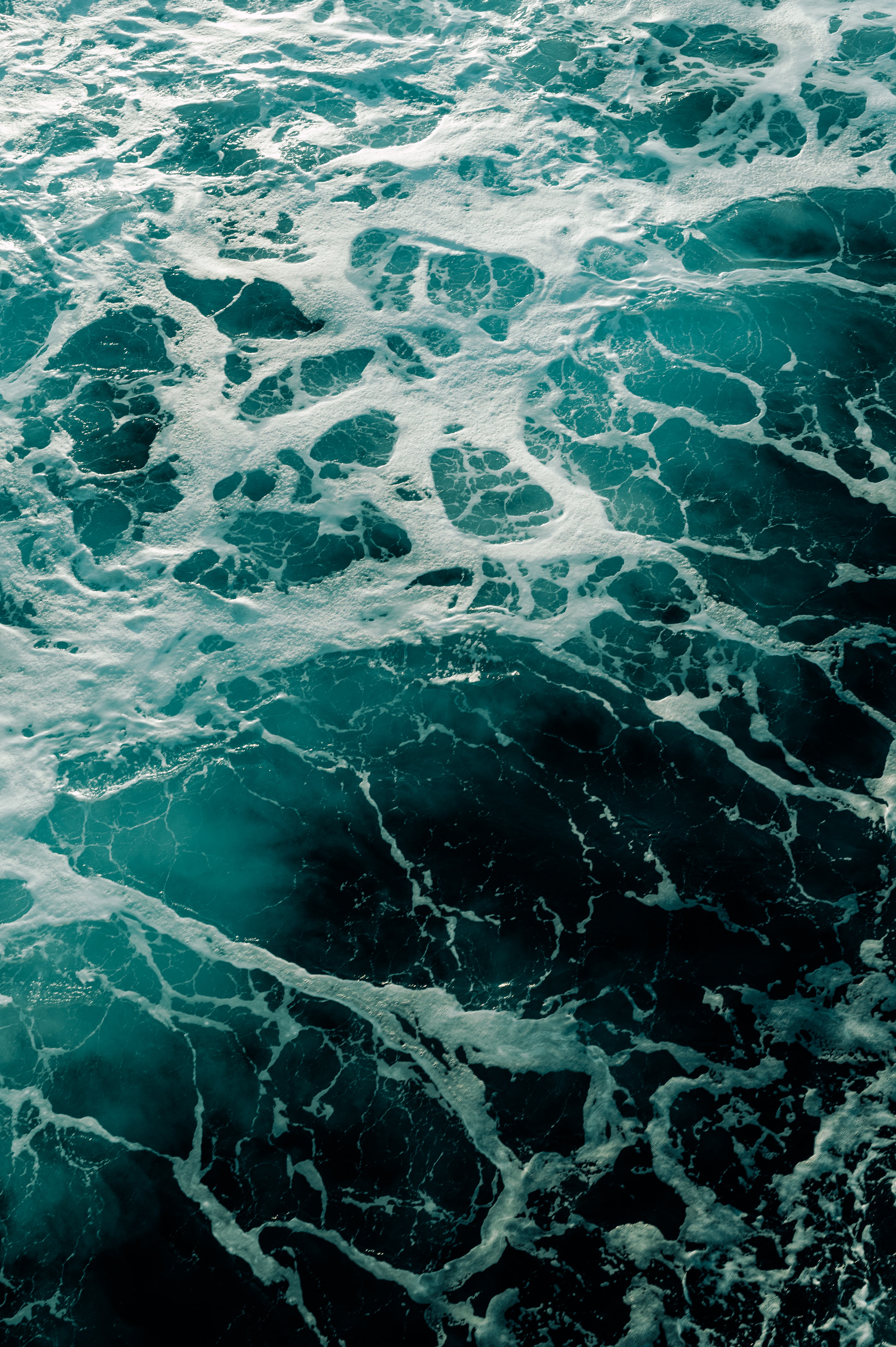 sea, nature, water, foam, storm desktop HD wallpaper