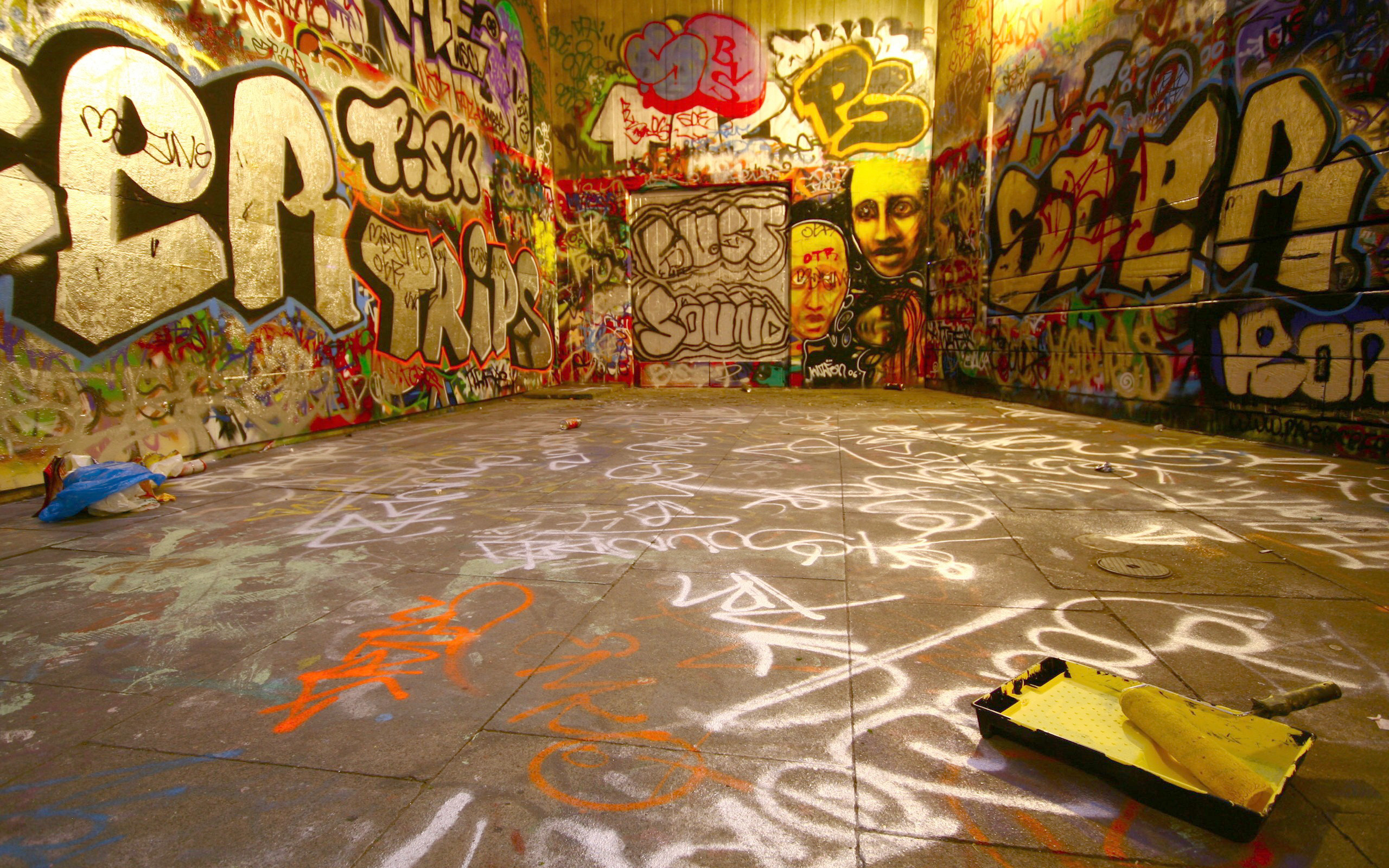 graffiti, paint, artistic HD wallpaper