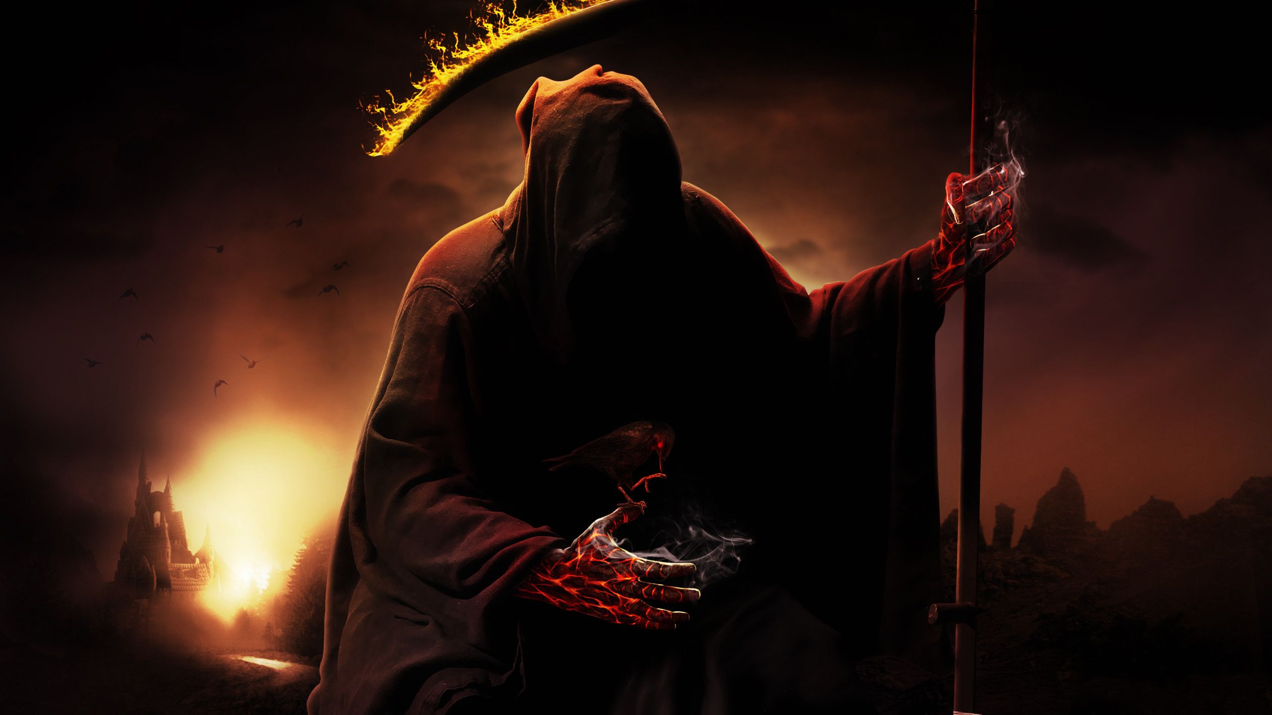 Download mobile wallpaper Dark, Grim Reaper for free.