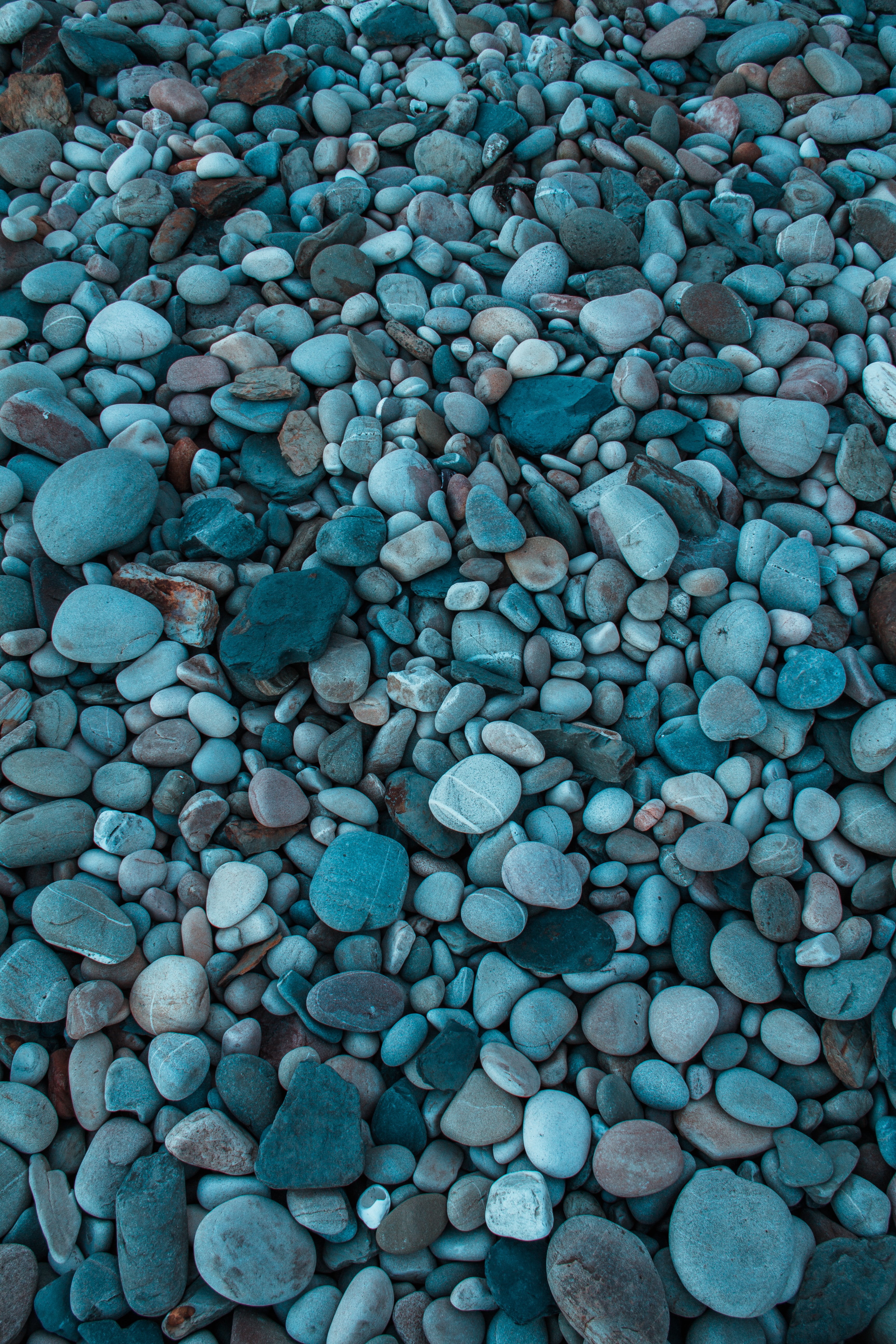 dark, textures, pebble, gravel, texture, stones 8K