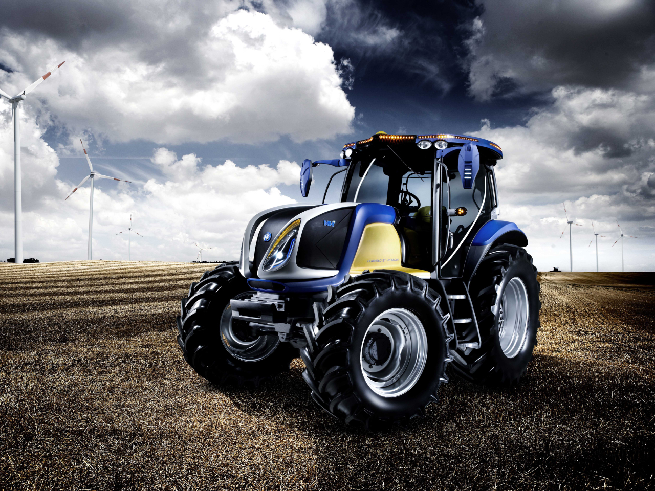 tractor, vehicles, new holland tractor 4K Ultra