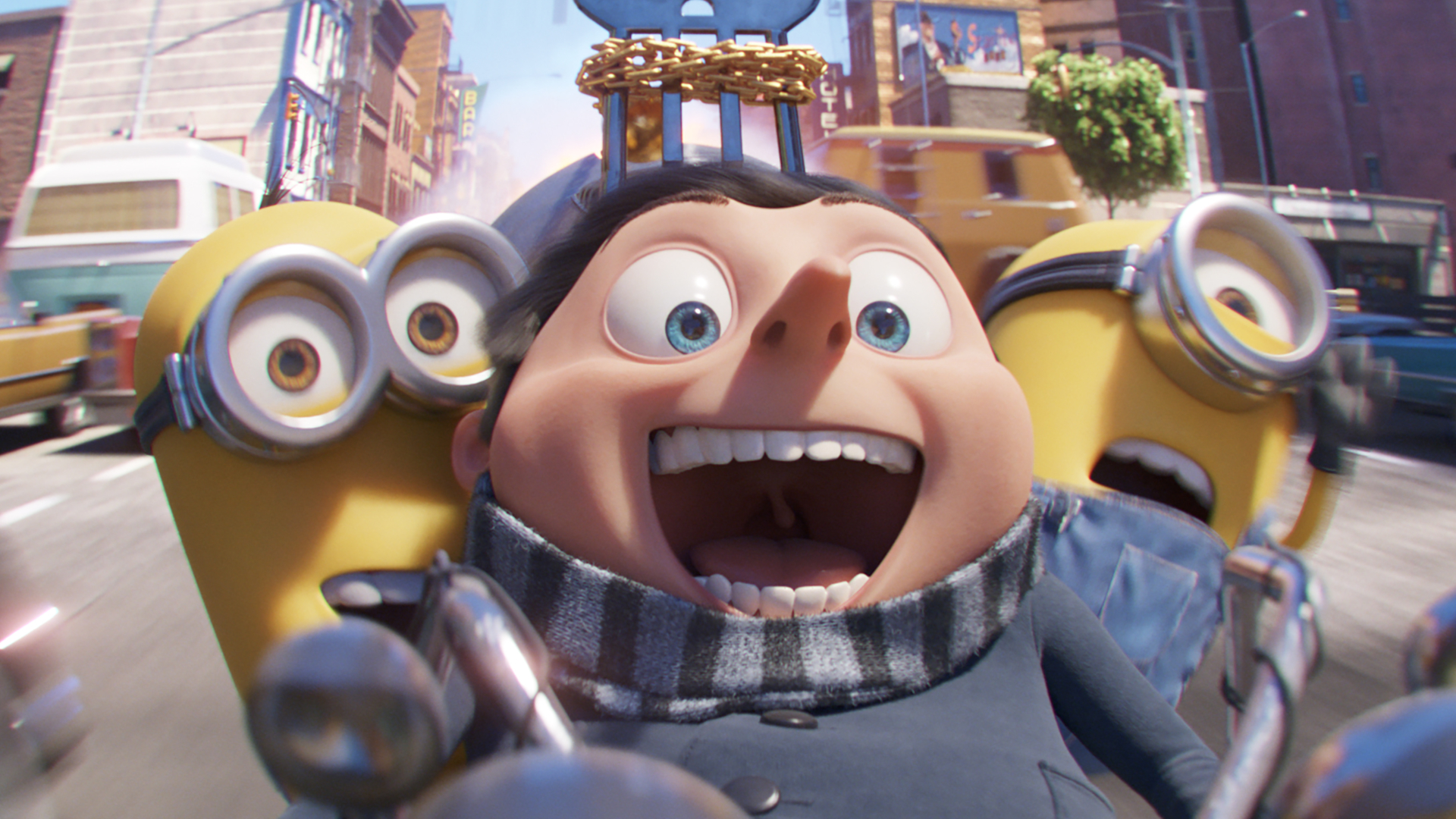 android gru (despicable me), movie, minions: the rise of gru