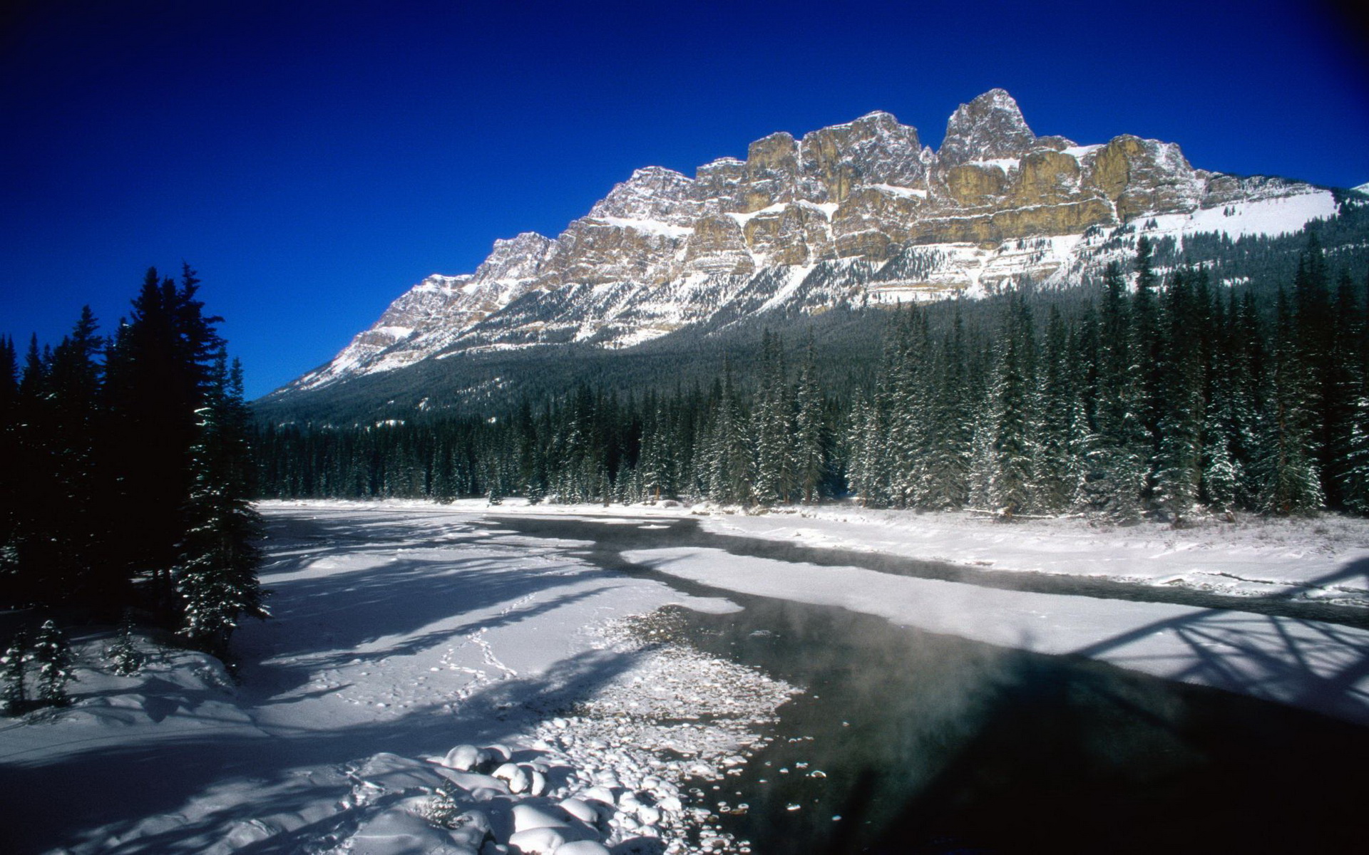 Banff Canada высота гор