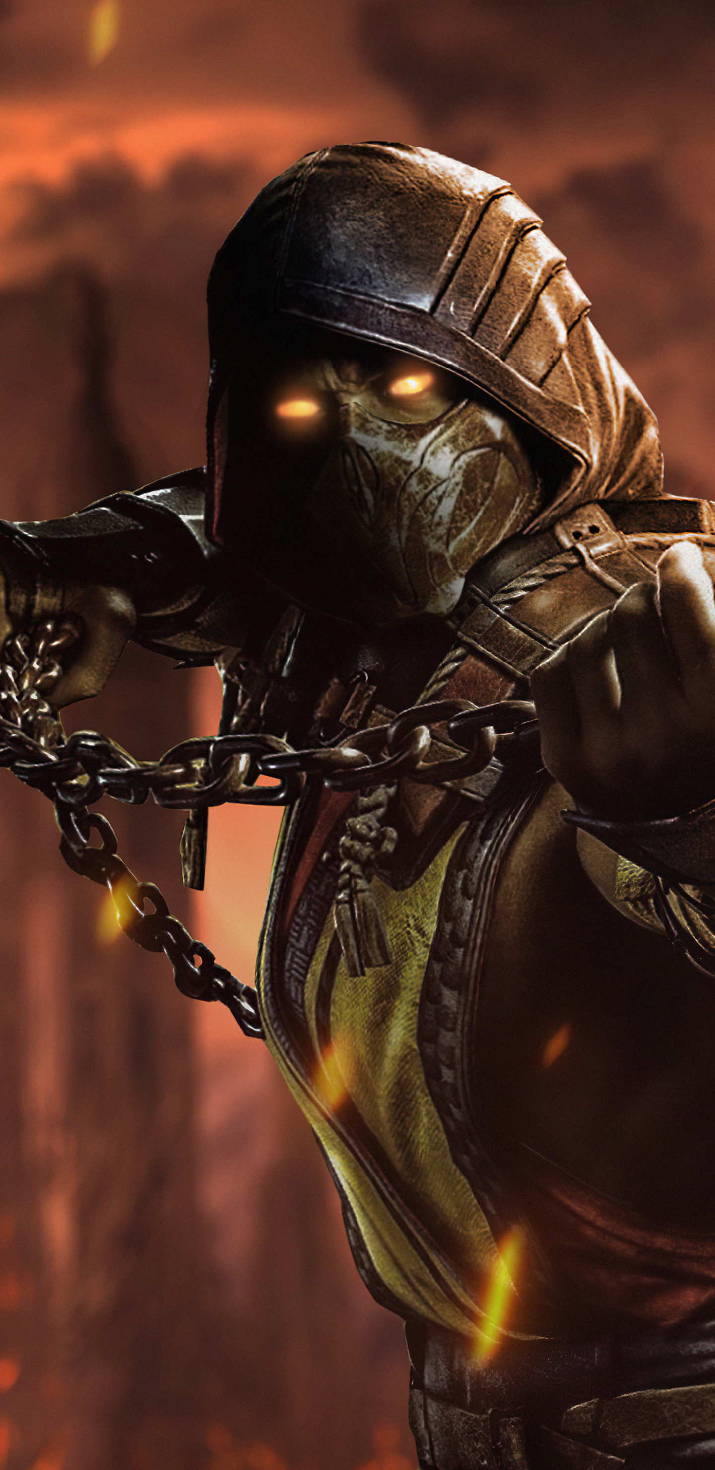 Mortal Kombat 11 Scorpion UHD 4K Wallpaper  Pixelz