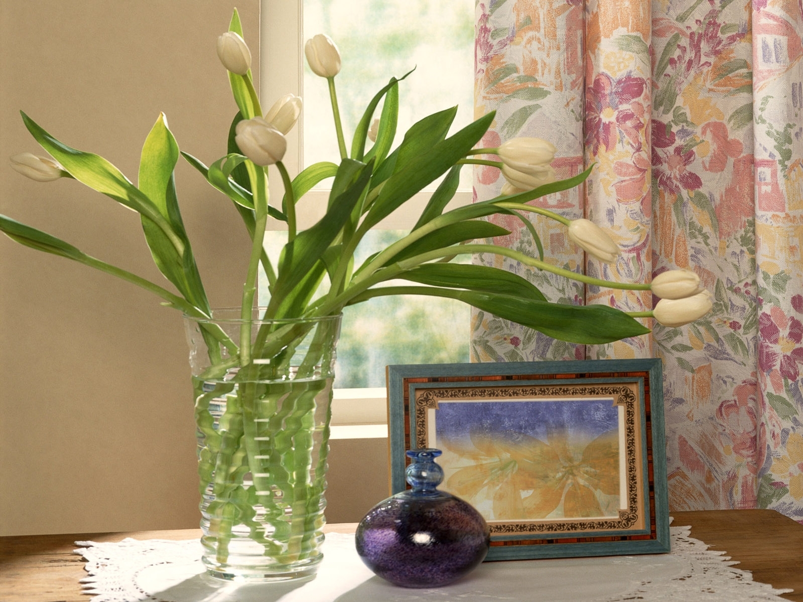 Téléchargez des papiers peints mobile Plantes, Fleurs, Tulipes, Dessins gratuitement.